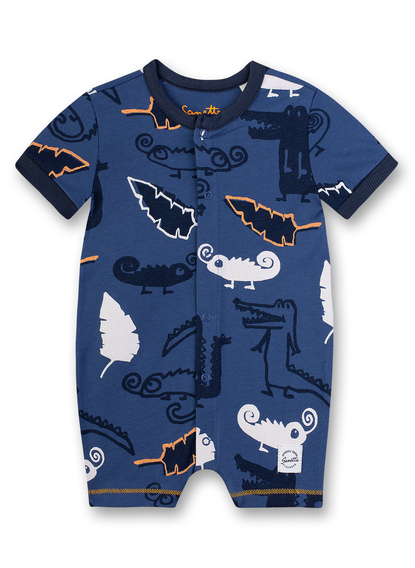 Jungen-Overall Blau Croco and Friends