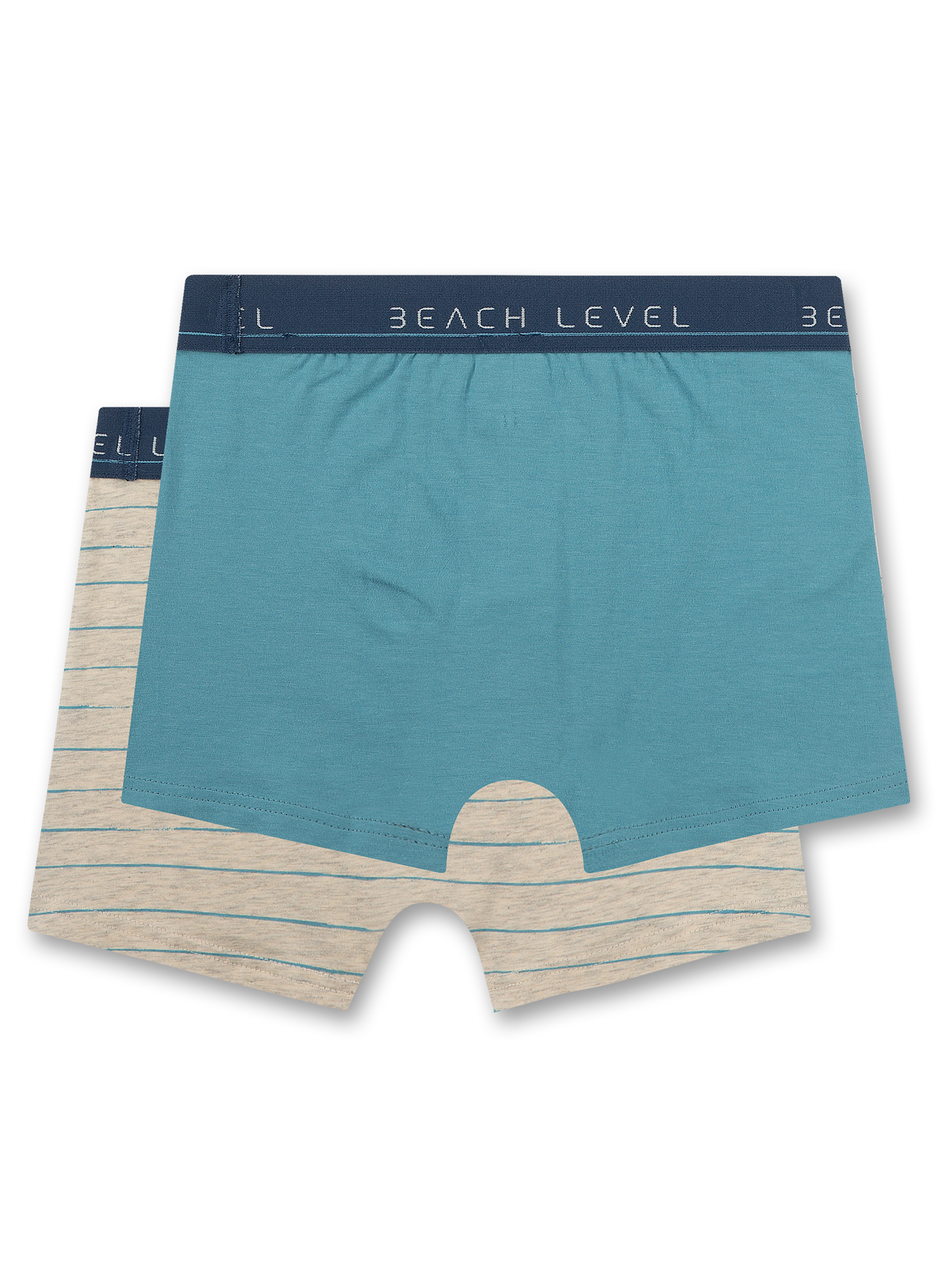 Jungen-Hipshorts (Doppelpack) Beigemelange