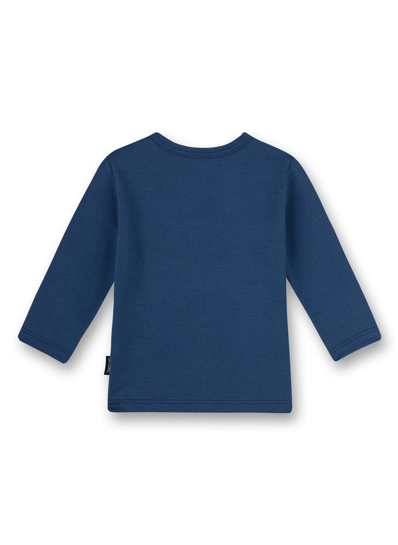 Jungen-Shirt langarm Dunkelblau Little Car