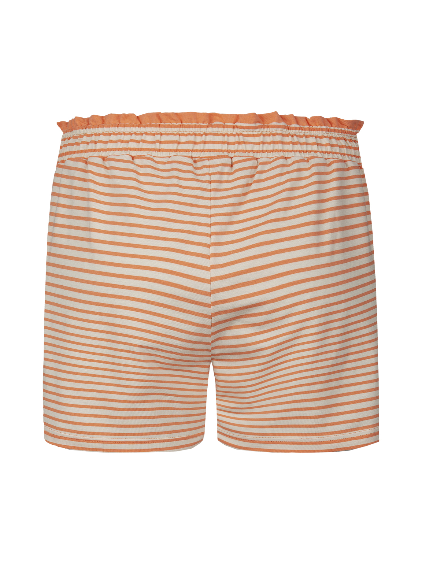 Damen-Shorts Orange Ringel