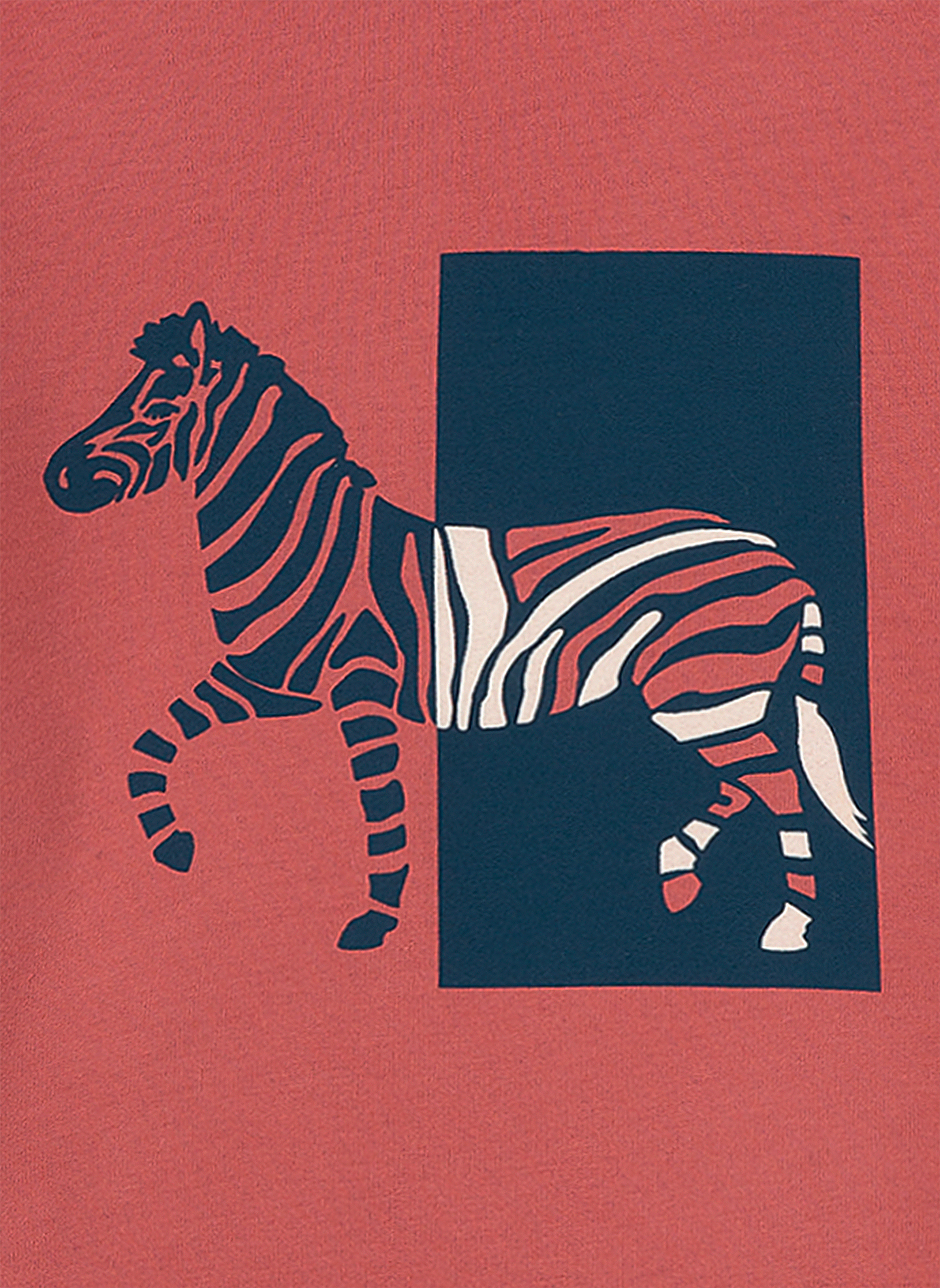 Mädchen-Shirt langarm Rosa Crazy Zebra