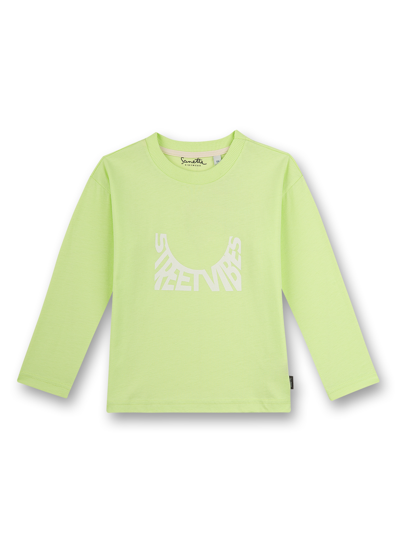 Jungen-Shirt langarm Gelb Skate