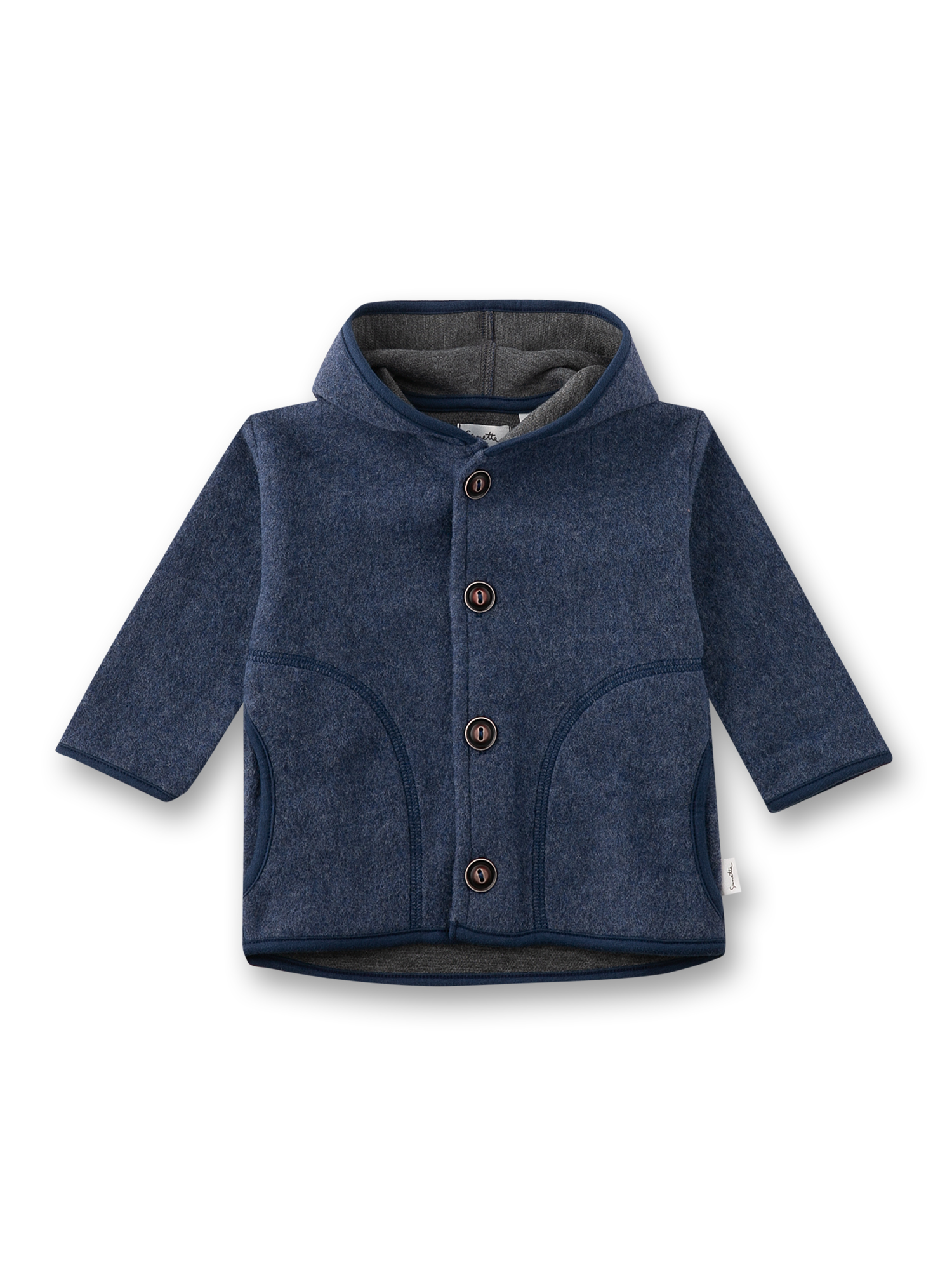 Kinder-Jacke blau aus Wolle