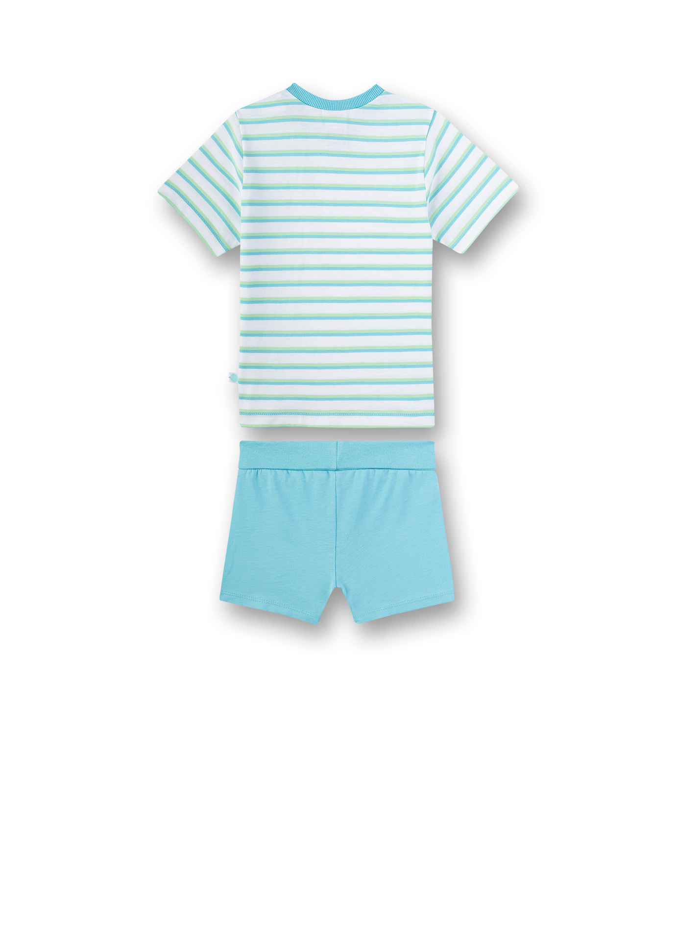 Jungen-Schlafanzug Blau-geringelt Lion