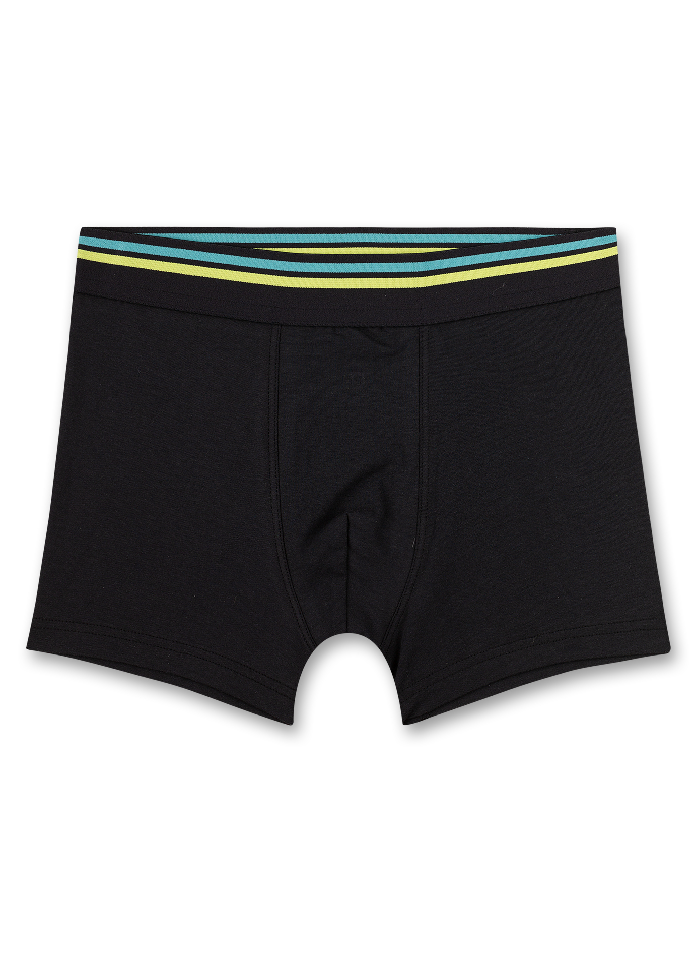 Jungen-Hipshorts (Doppelpack) Neongrün und Schwarz Networking