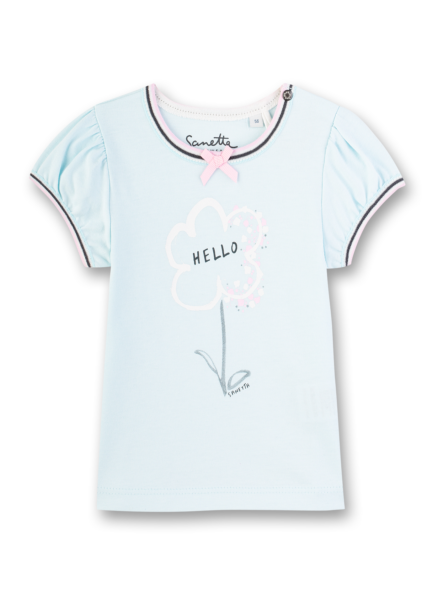 Mädchen T-Shirt Hellblau Prima Ballerina