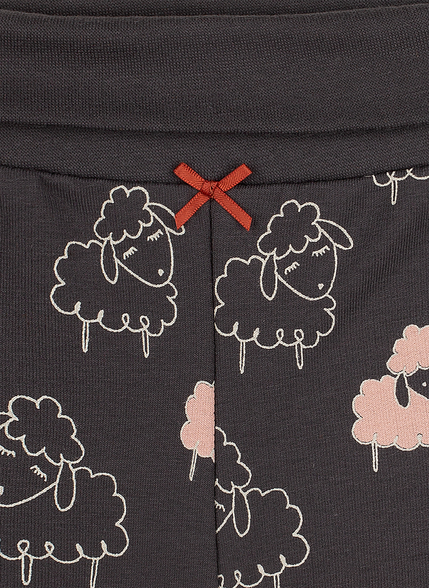 Mädchen-Sweathose Anthrazit Cheeky Lamb