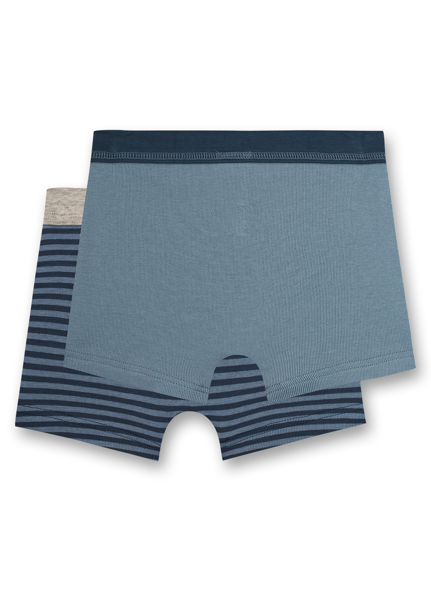 Jungen-Hipshorts (Doppelpack) Blau Building