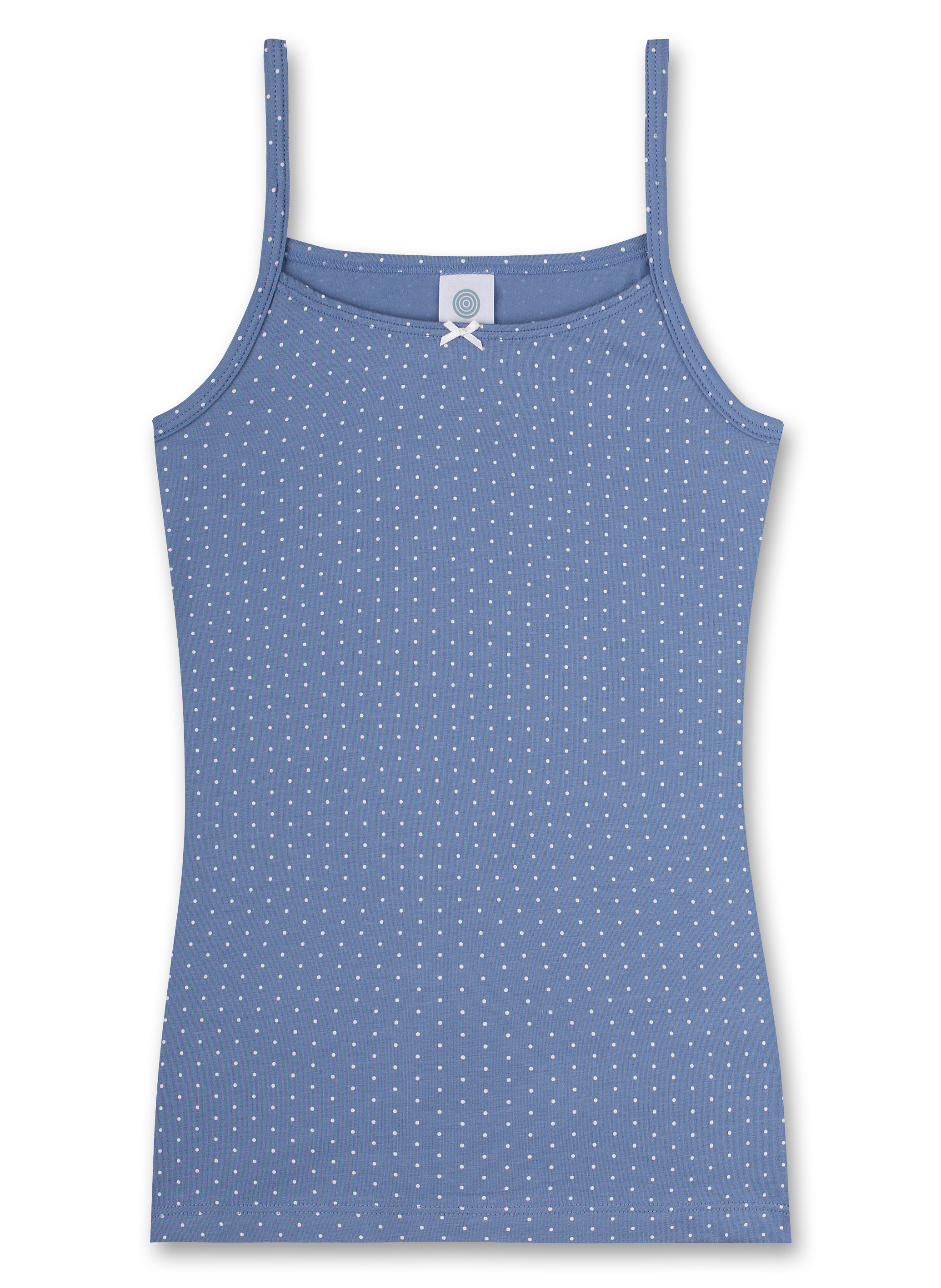 Mädchen-Unterhemd (Doppelpack) Blau