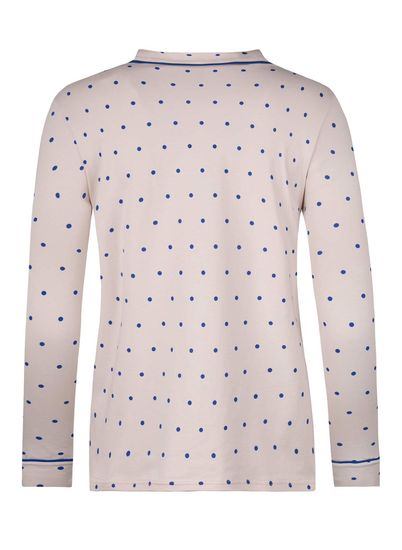 Damen-Pyjamaoberteil Beige Dots