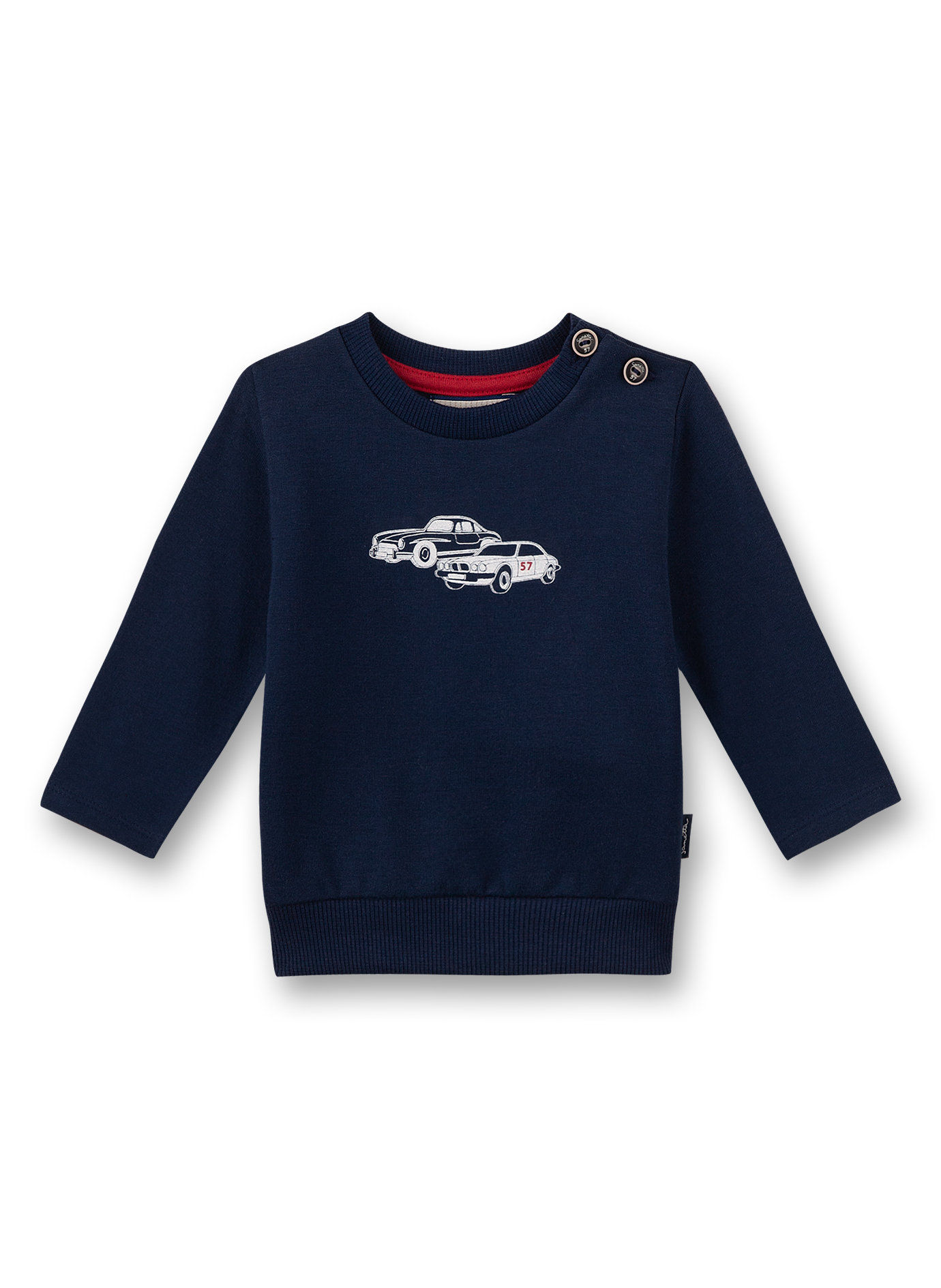 Jungen-Sweatshirt Dunkelblau Vintage Cars