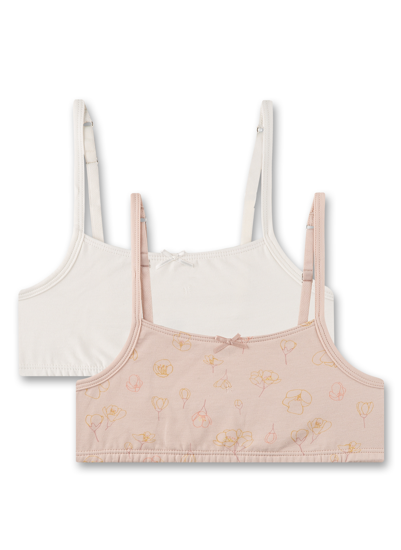 5 Mädchen Bustier aus Baumwolle Sport BH Gr. 128-170 – LOREZA