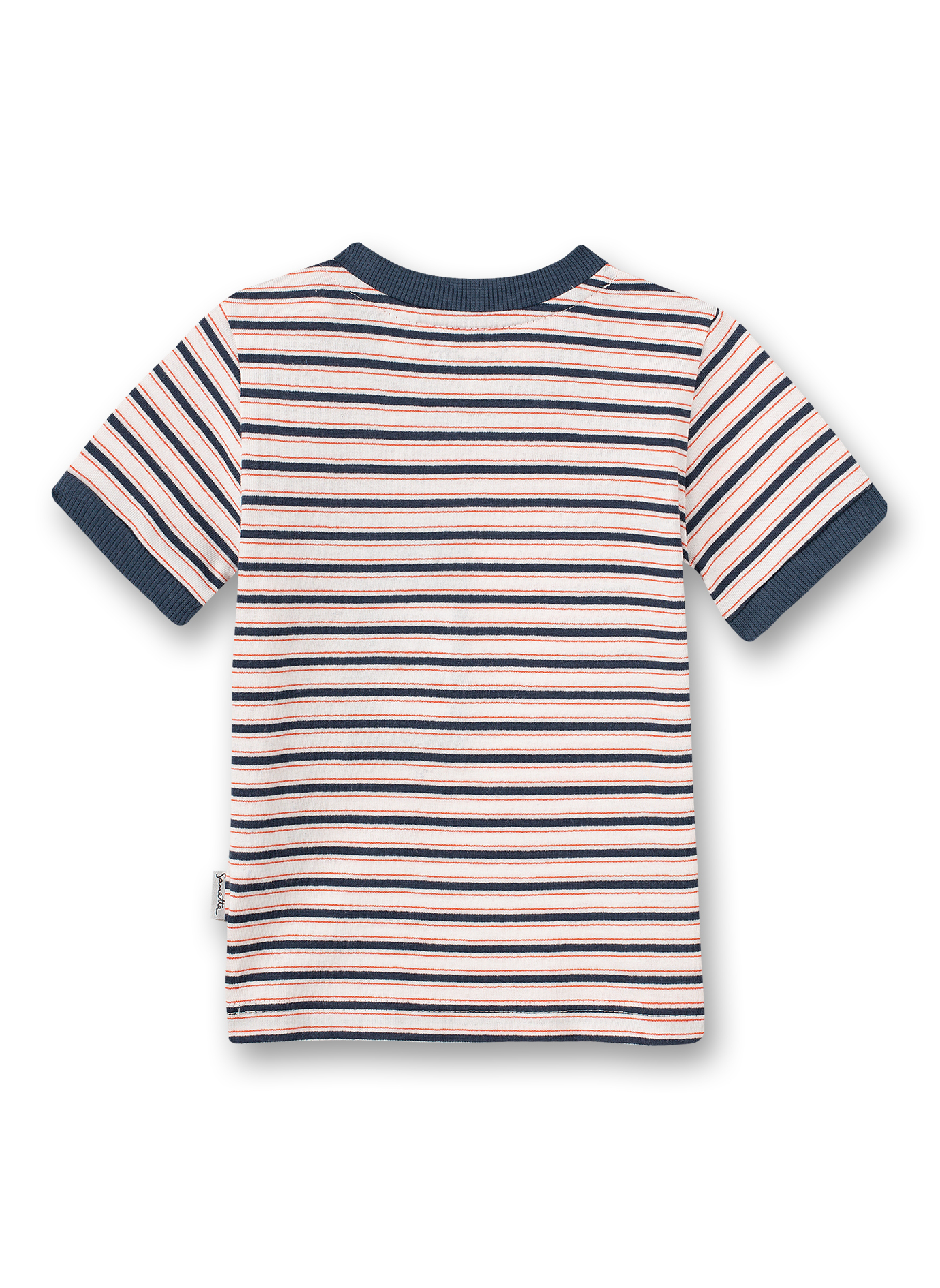 Jungen T-Shirt Weiß Ringel Ocean Friends