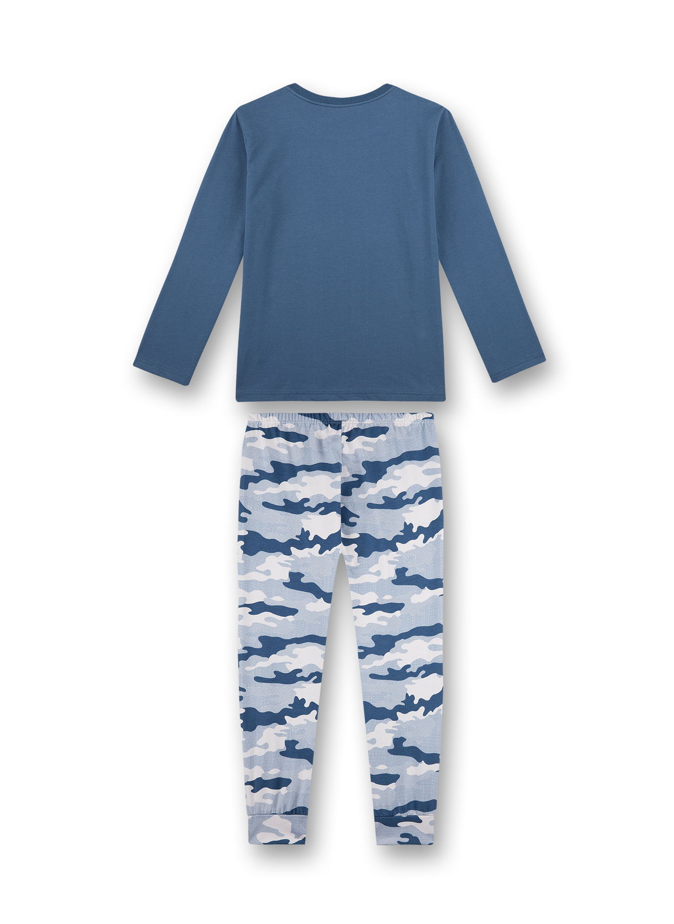 Jungen-Schlafanzug Blau Snowboarder