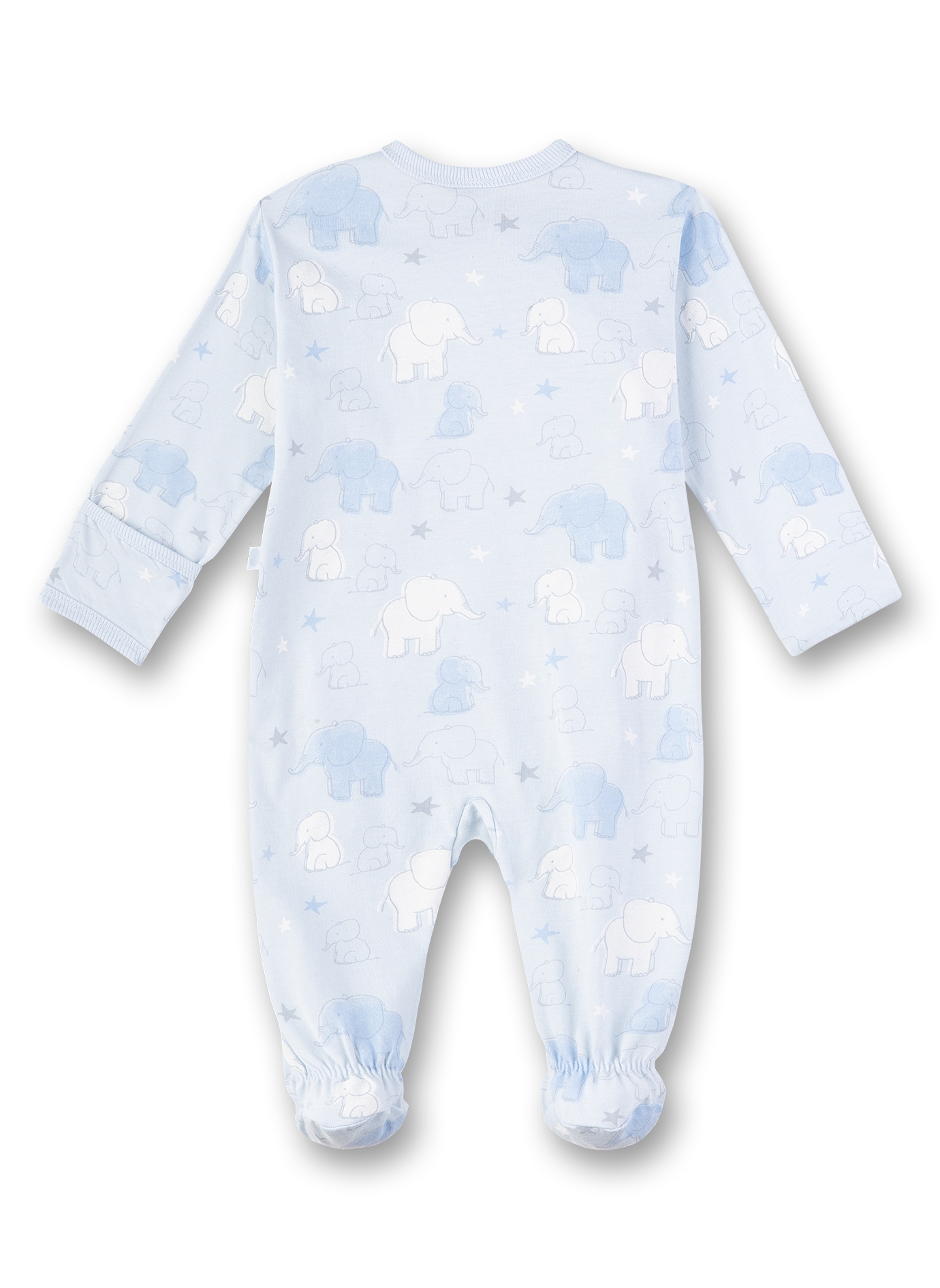 Jungen-Overall mit variablem Fuß Hellblau Elephant