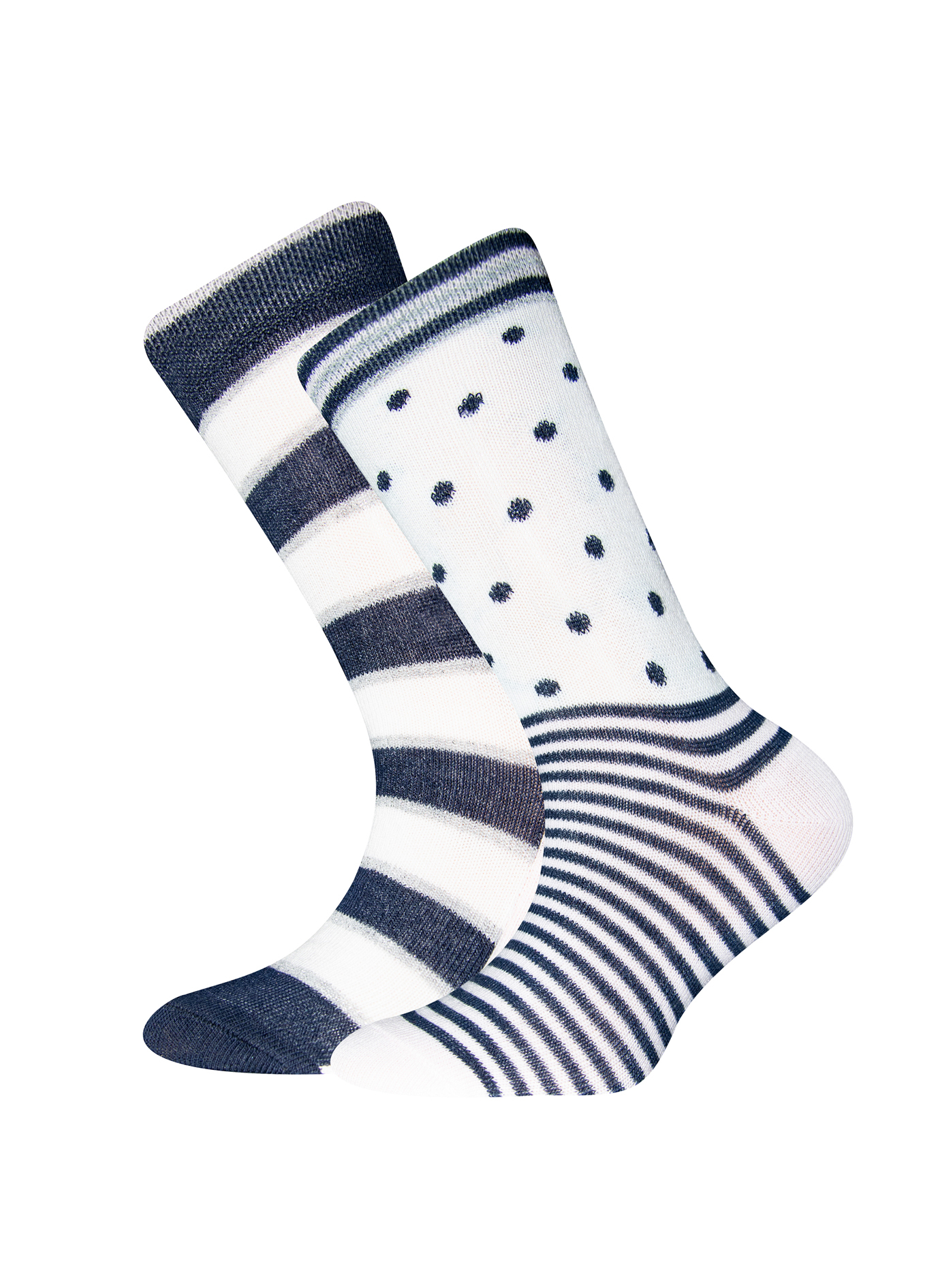 Mädchen-Socken (Doppelpack) Ringel