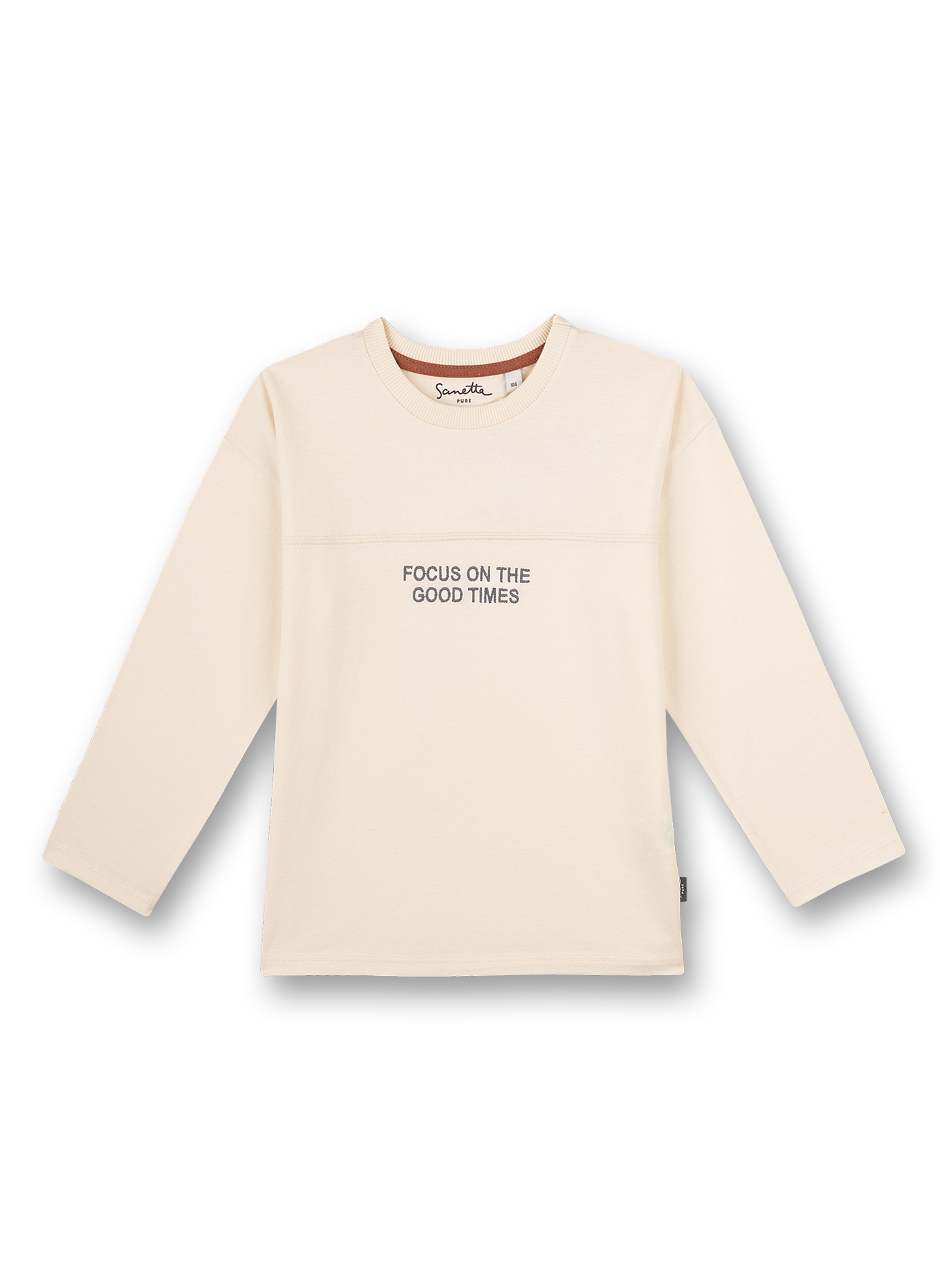 Jungen-Shirt langarm Off-White