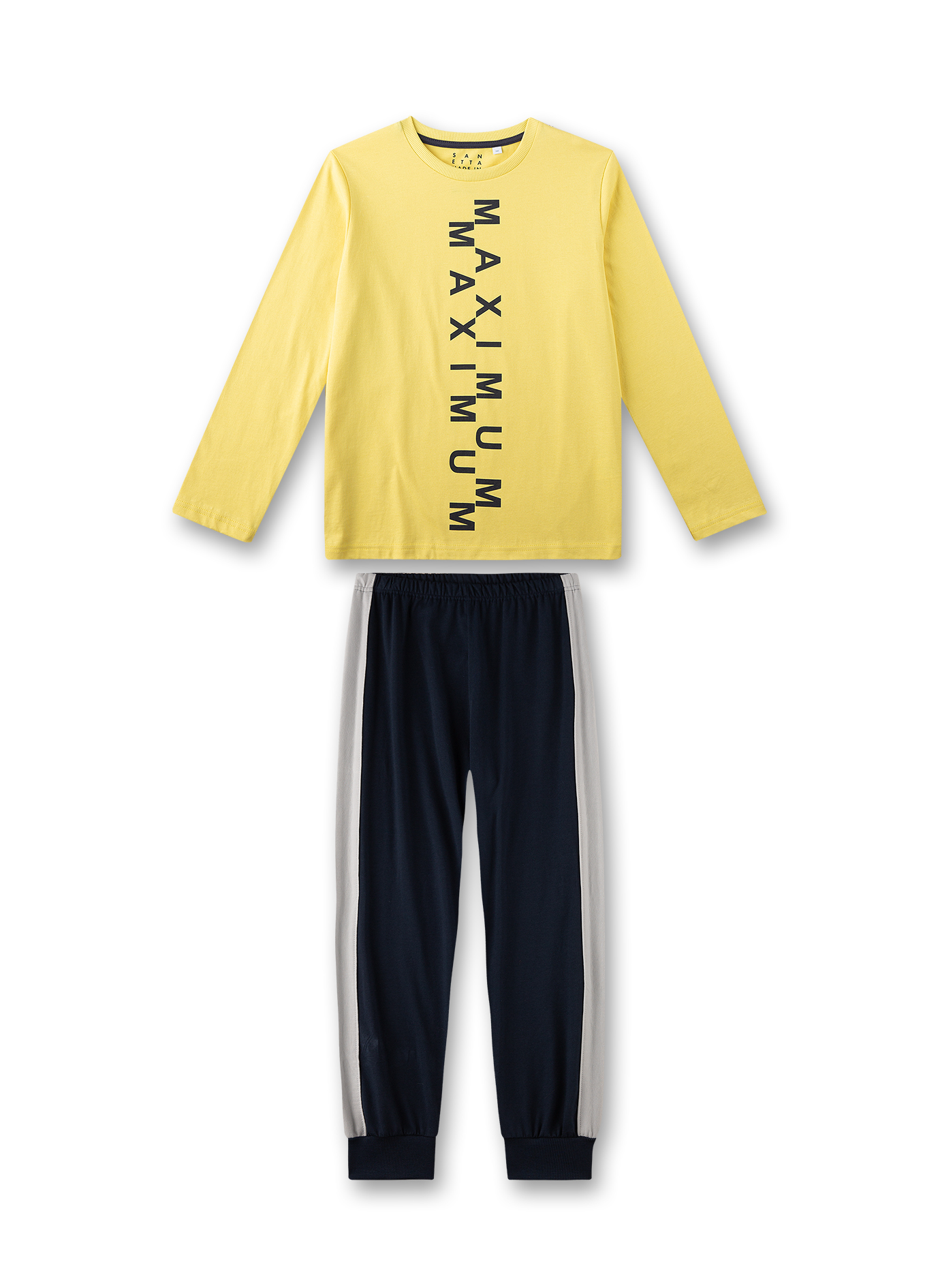 Jungen-Schlafanzug Gelb