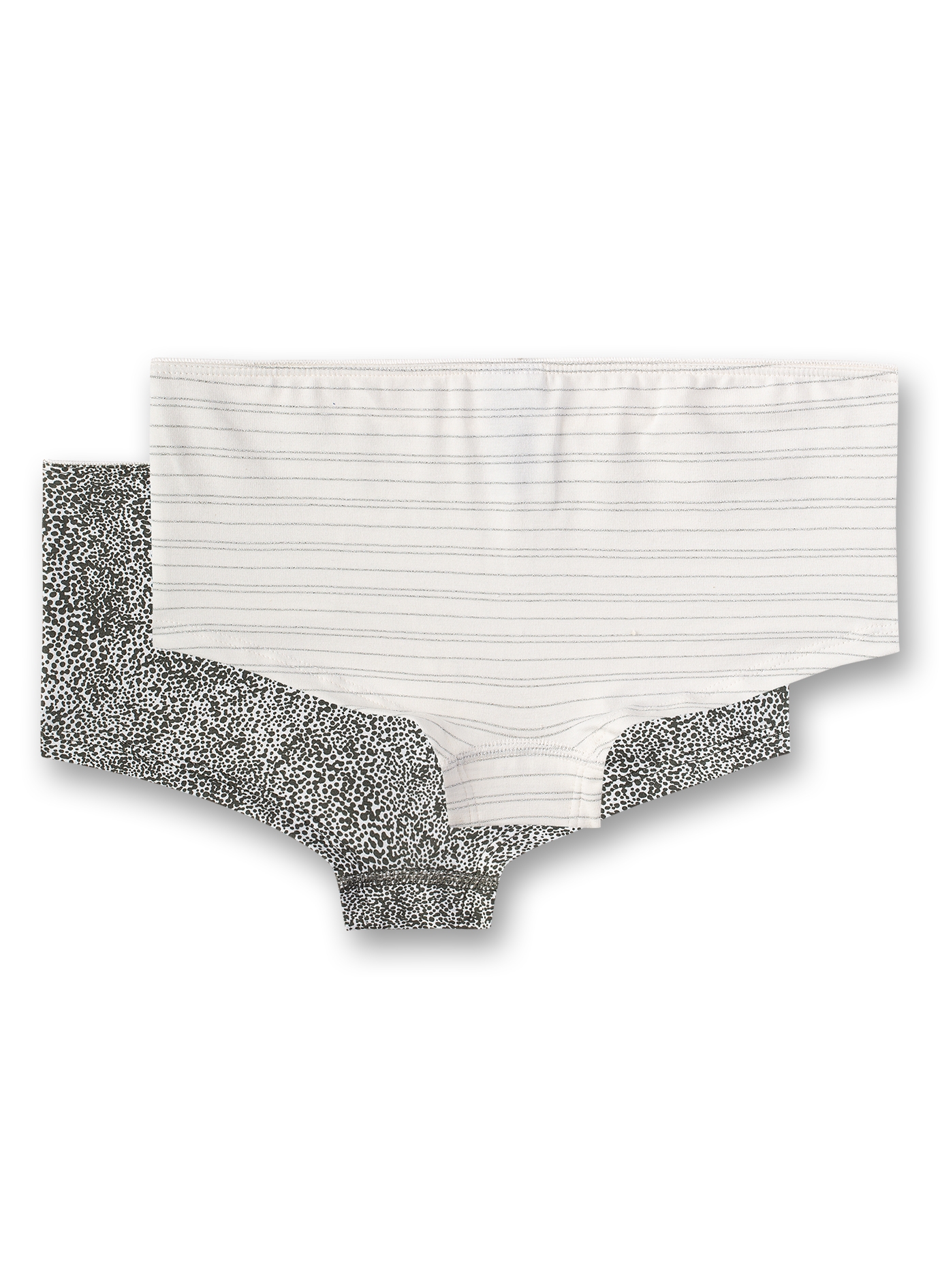 Mädchen-Cutbrief (Doppelpack) Off-White und Leo