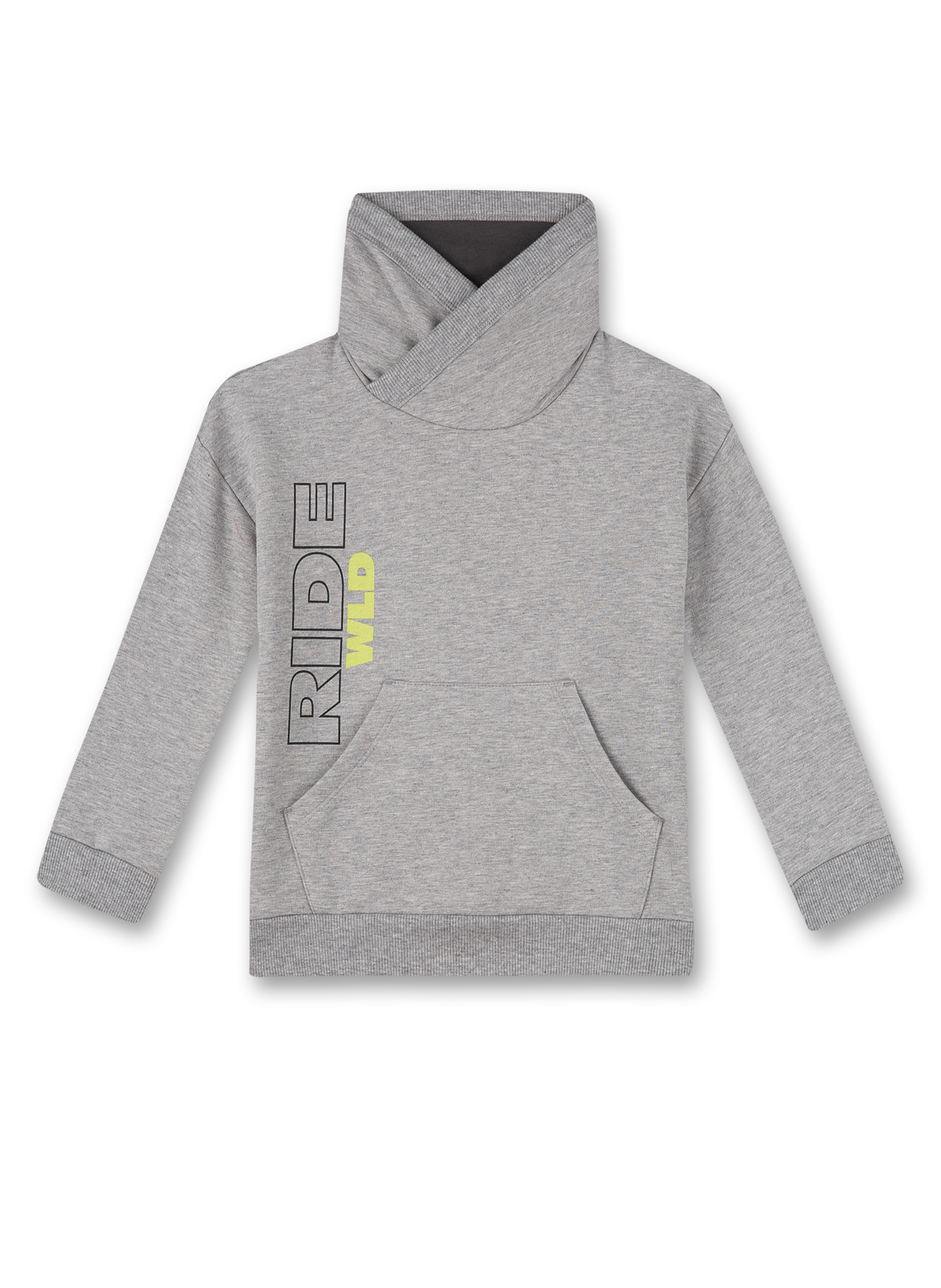 Jungen-Sweatshirt Graumelange