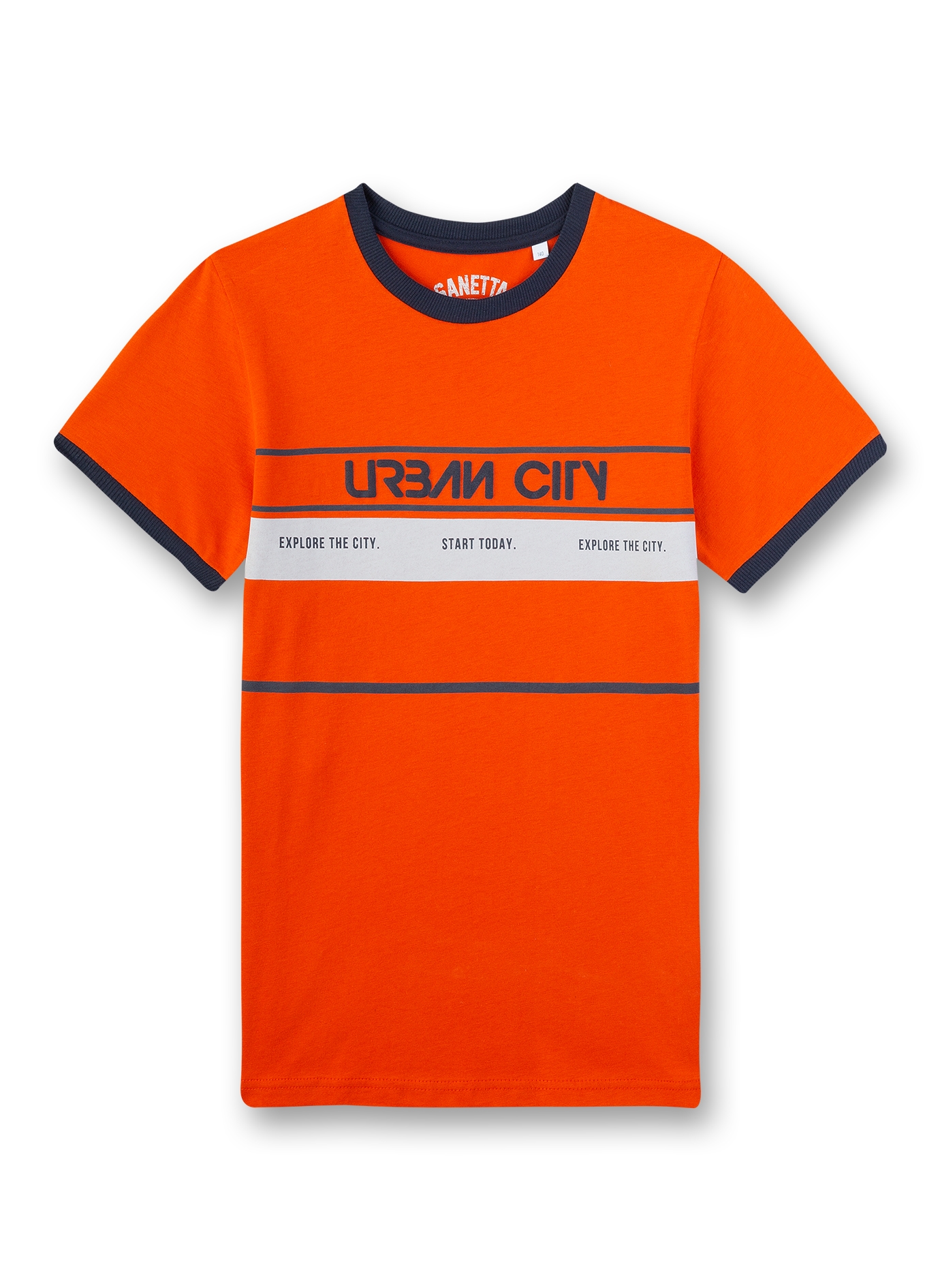 Jungen T-Shirt Orange Athleisure