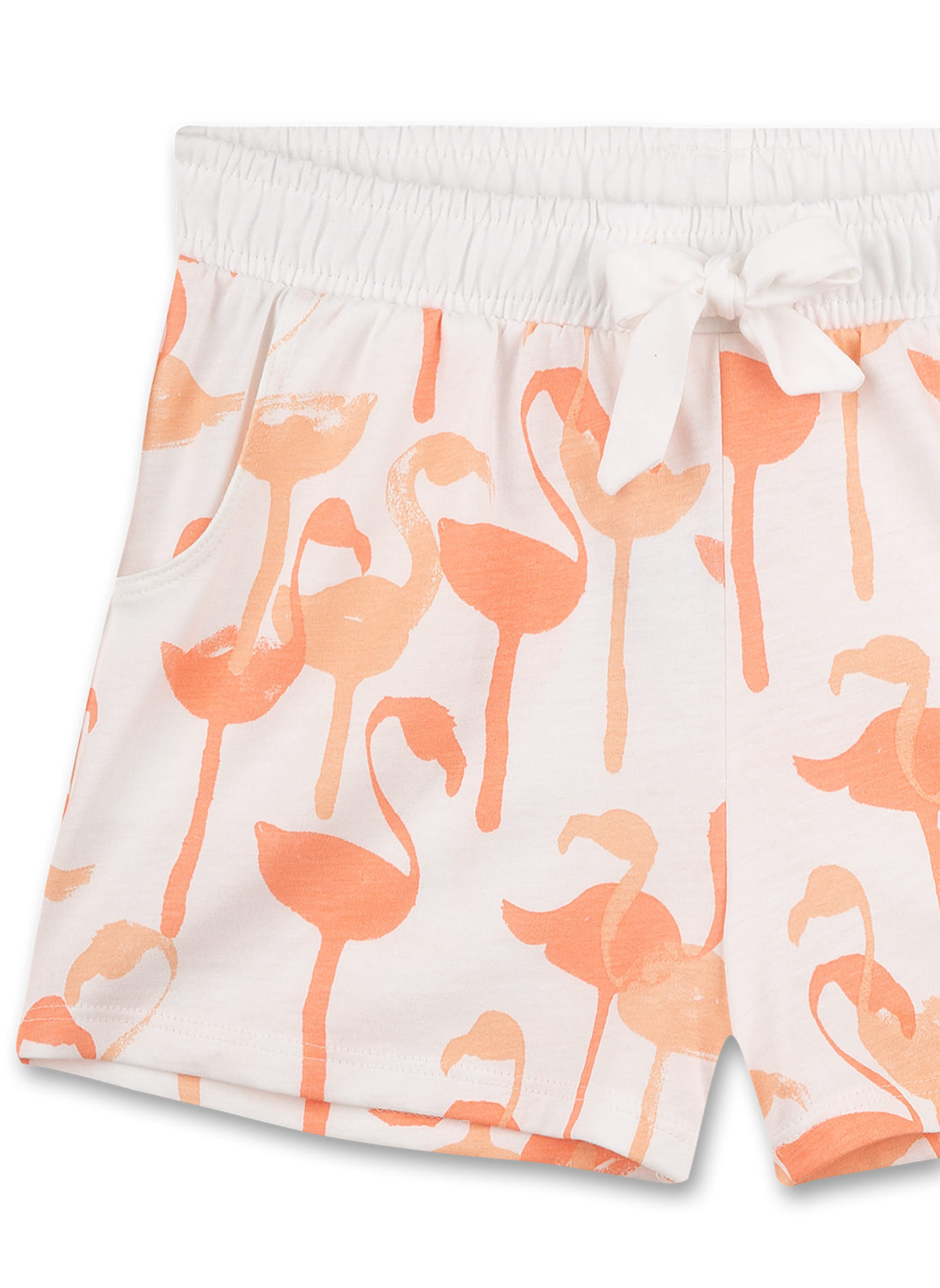 Mädchen-Shorts Orange Fabulous Flamingo