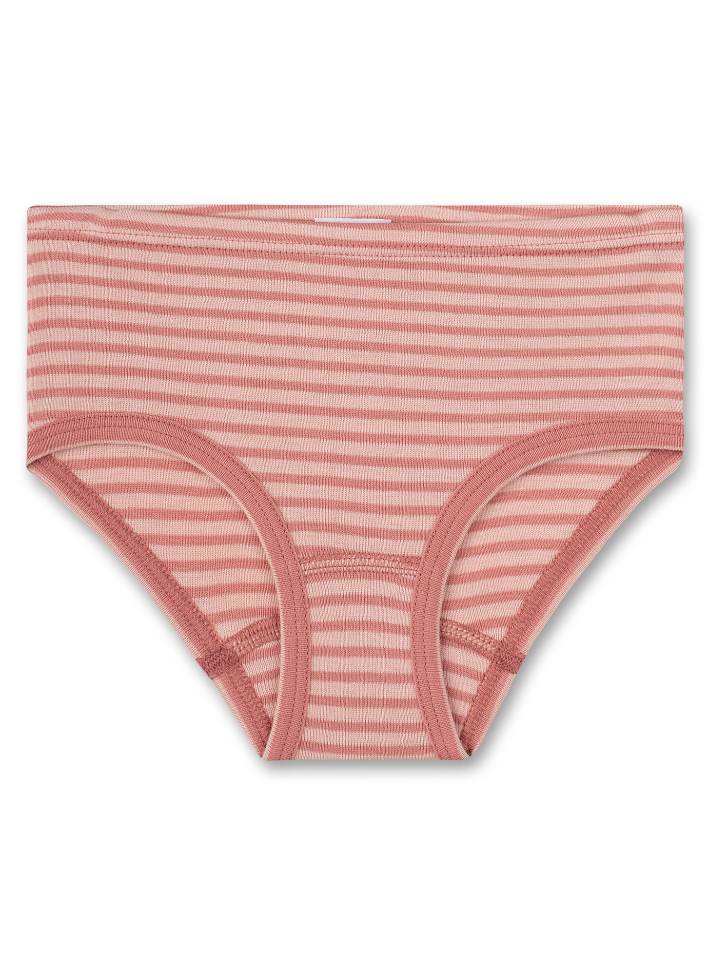 Mädchen-Hüftslip (Doppelpack) Off-White und Rosa Woodlands