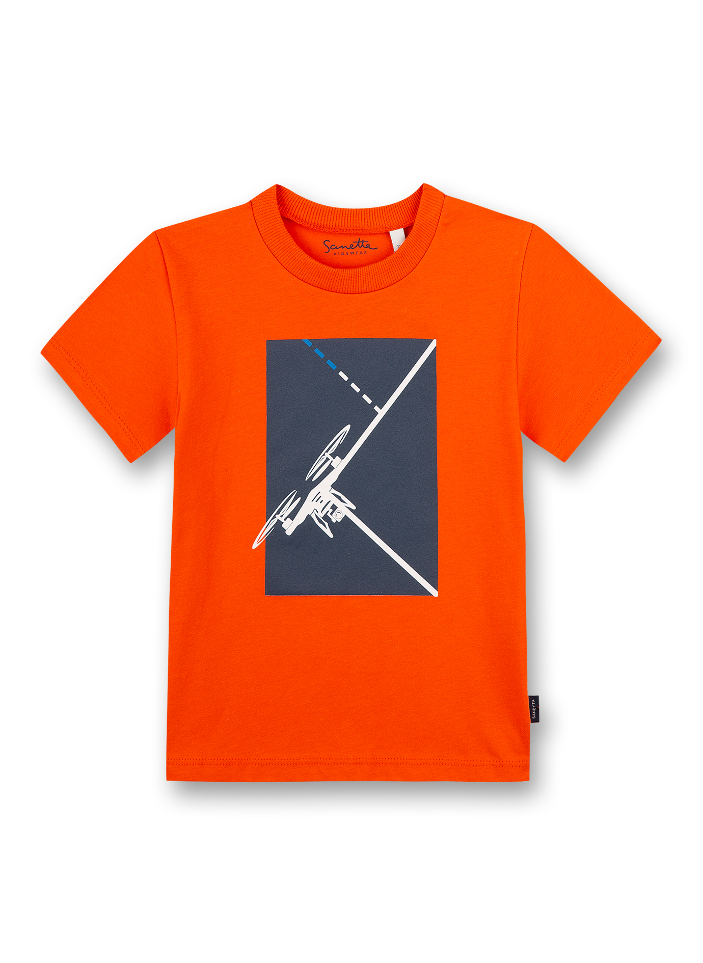 Jungen T-Shirt Rot Air Space