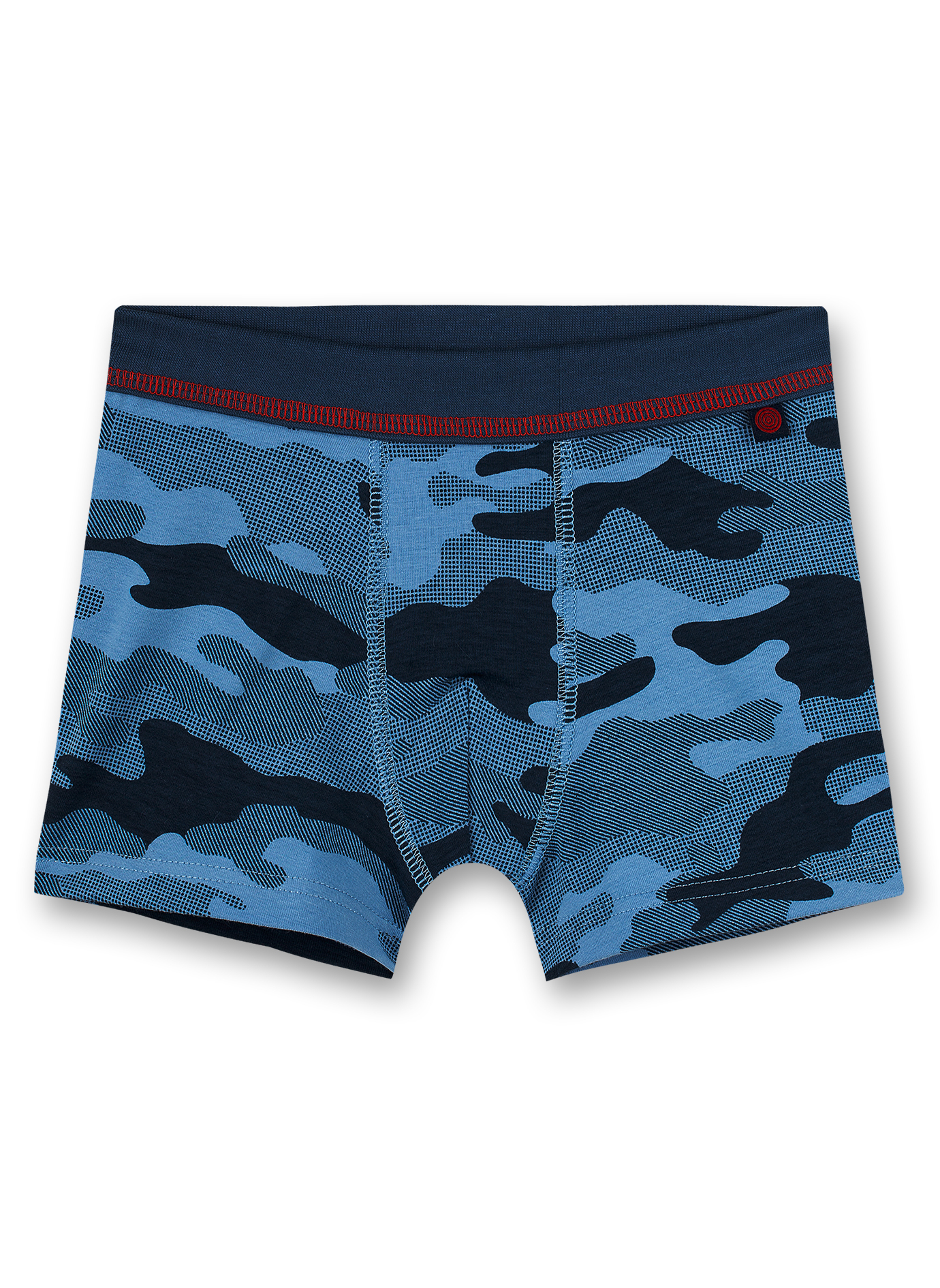 Jungen-Hipshorts Blau Camouflage Police