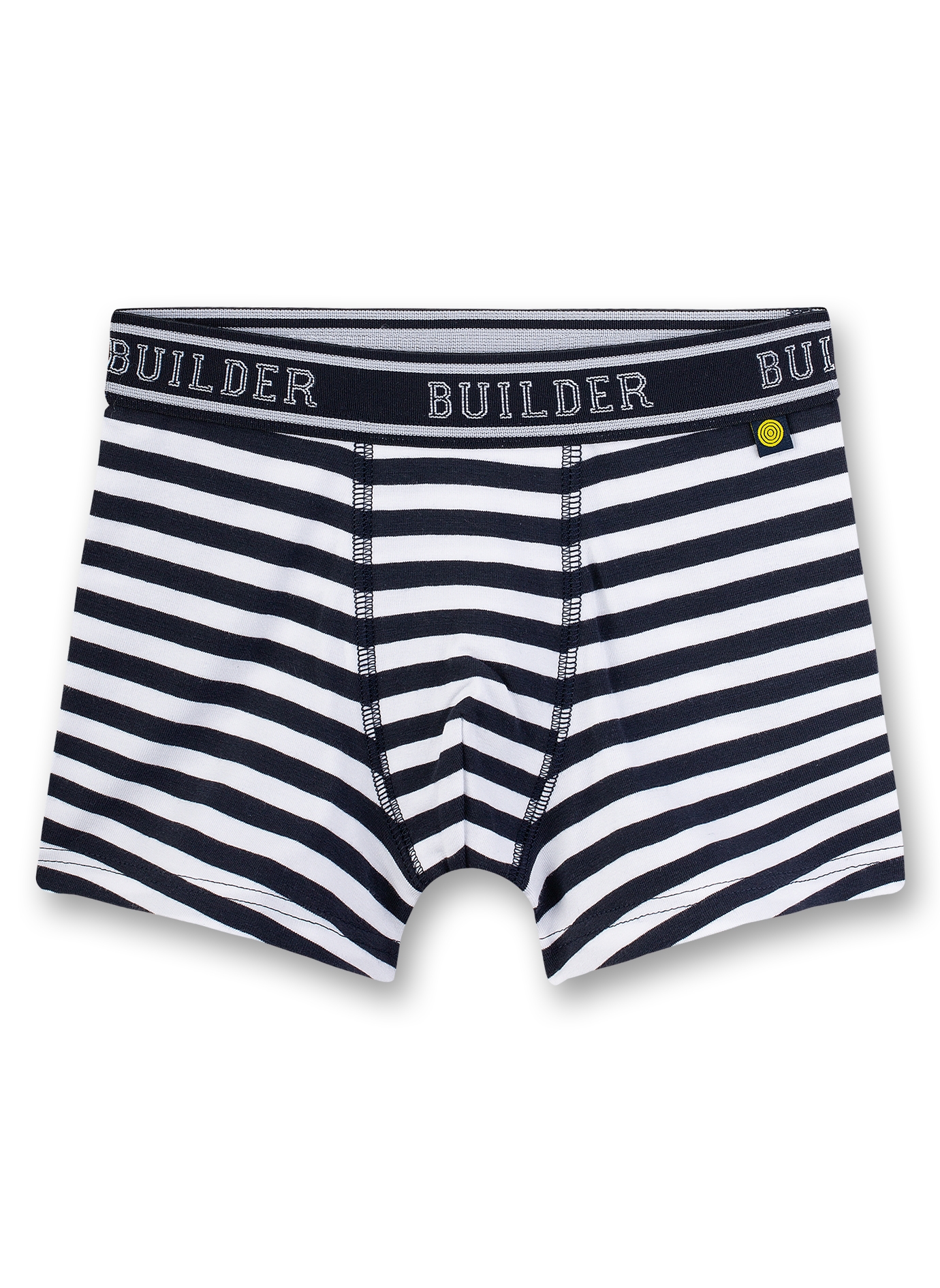 Jungen-Shorts Dunkelblau-gestreift Builder