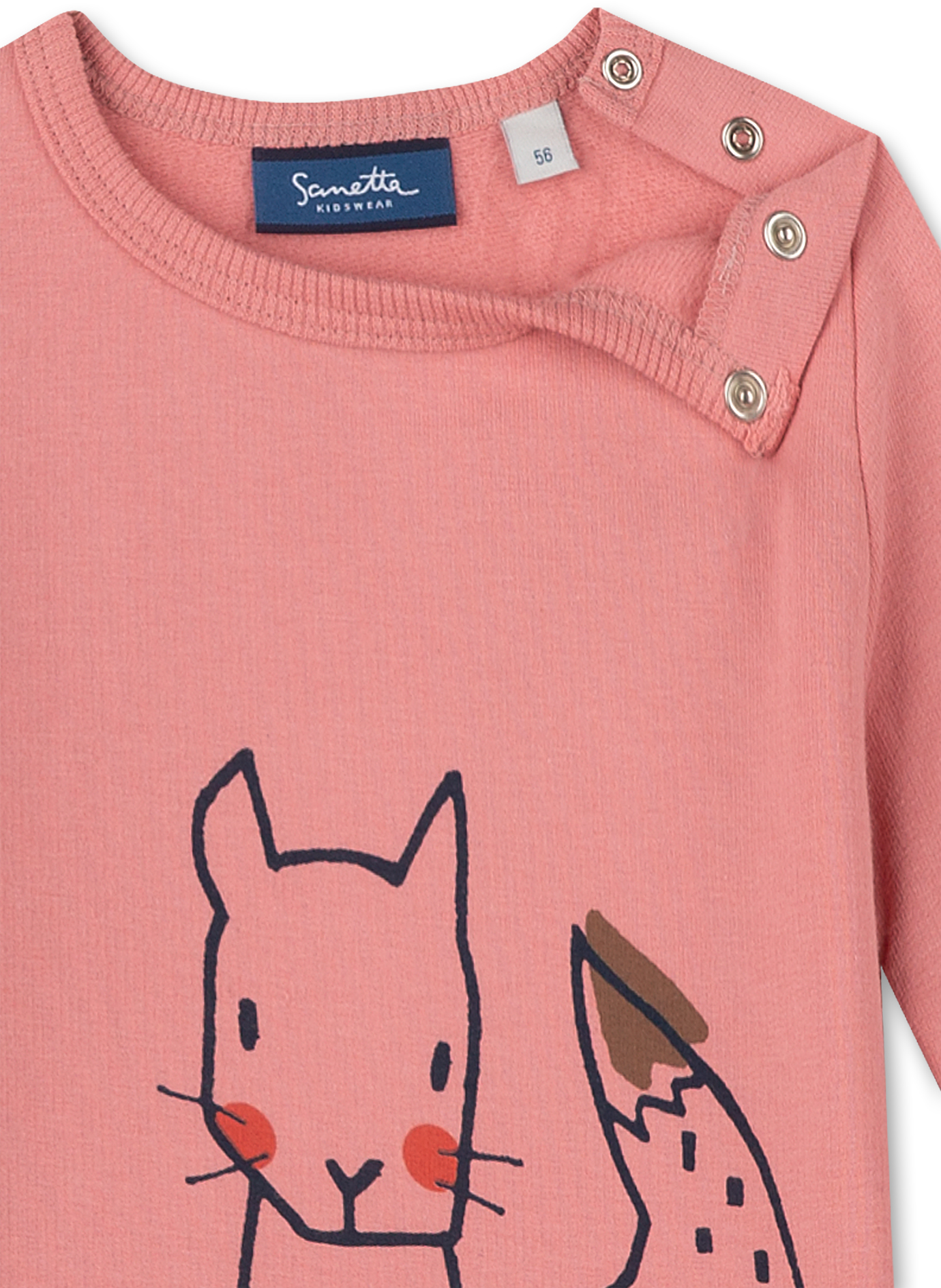 Mädchen-Sweatshirt Rosa Sweet Squirrel