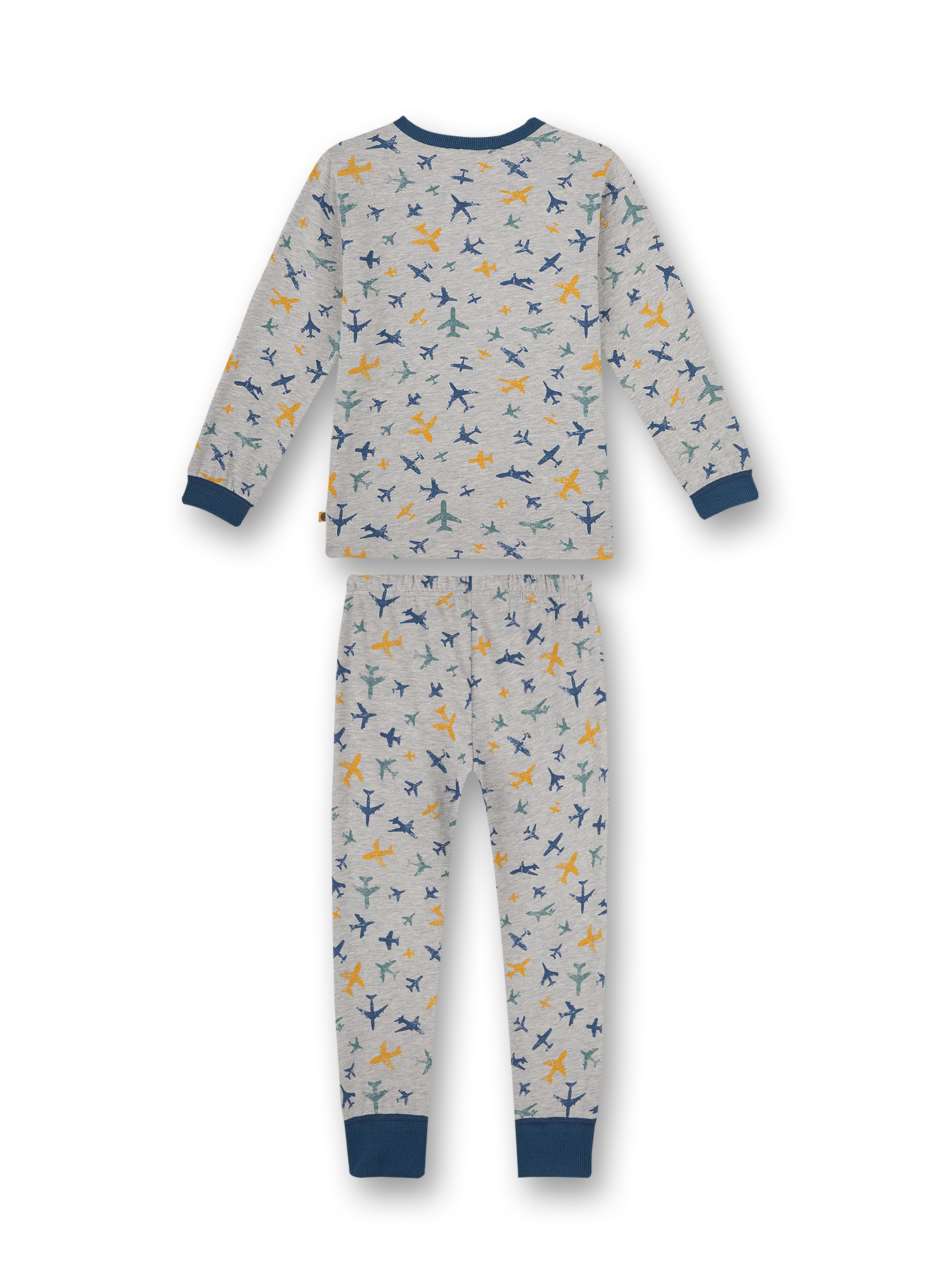 Jungen-Schlafanzug Graumelange