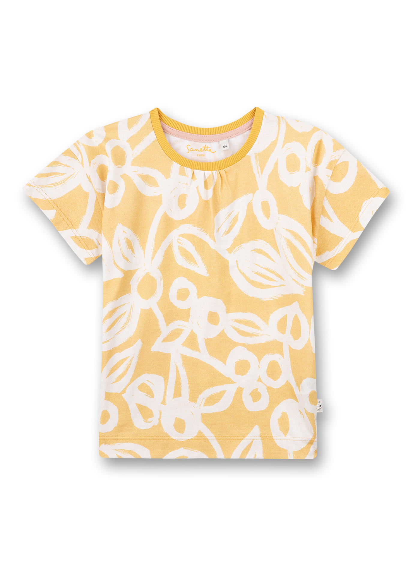 Mädchen T-Shirt Gelb