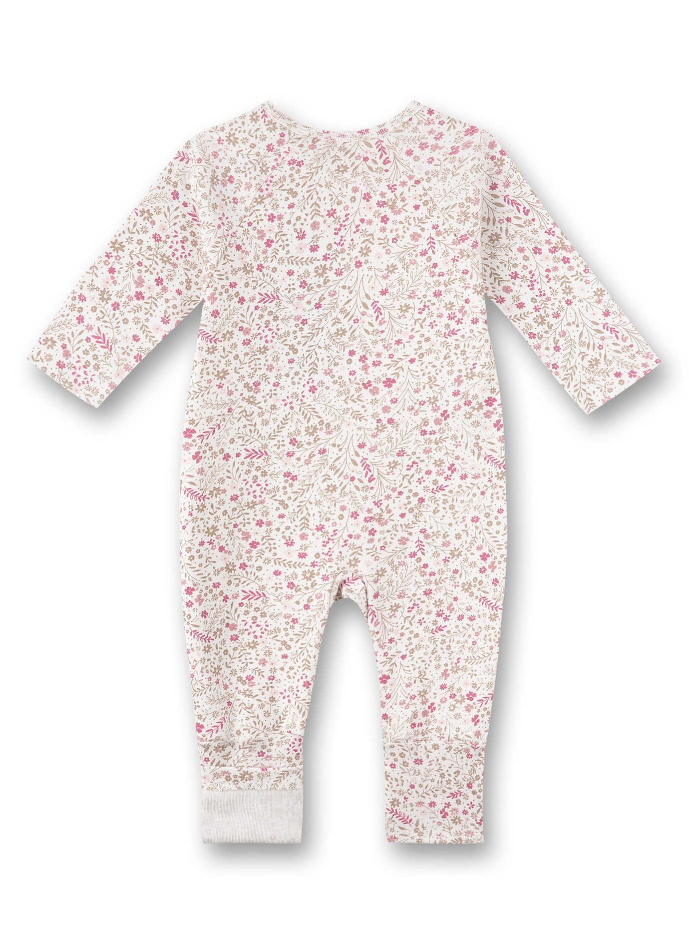 Mädchen-Overall Off-White Blumen-Allover Lovely Teddy