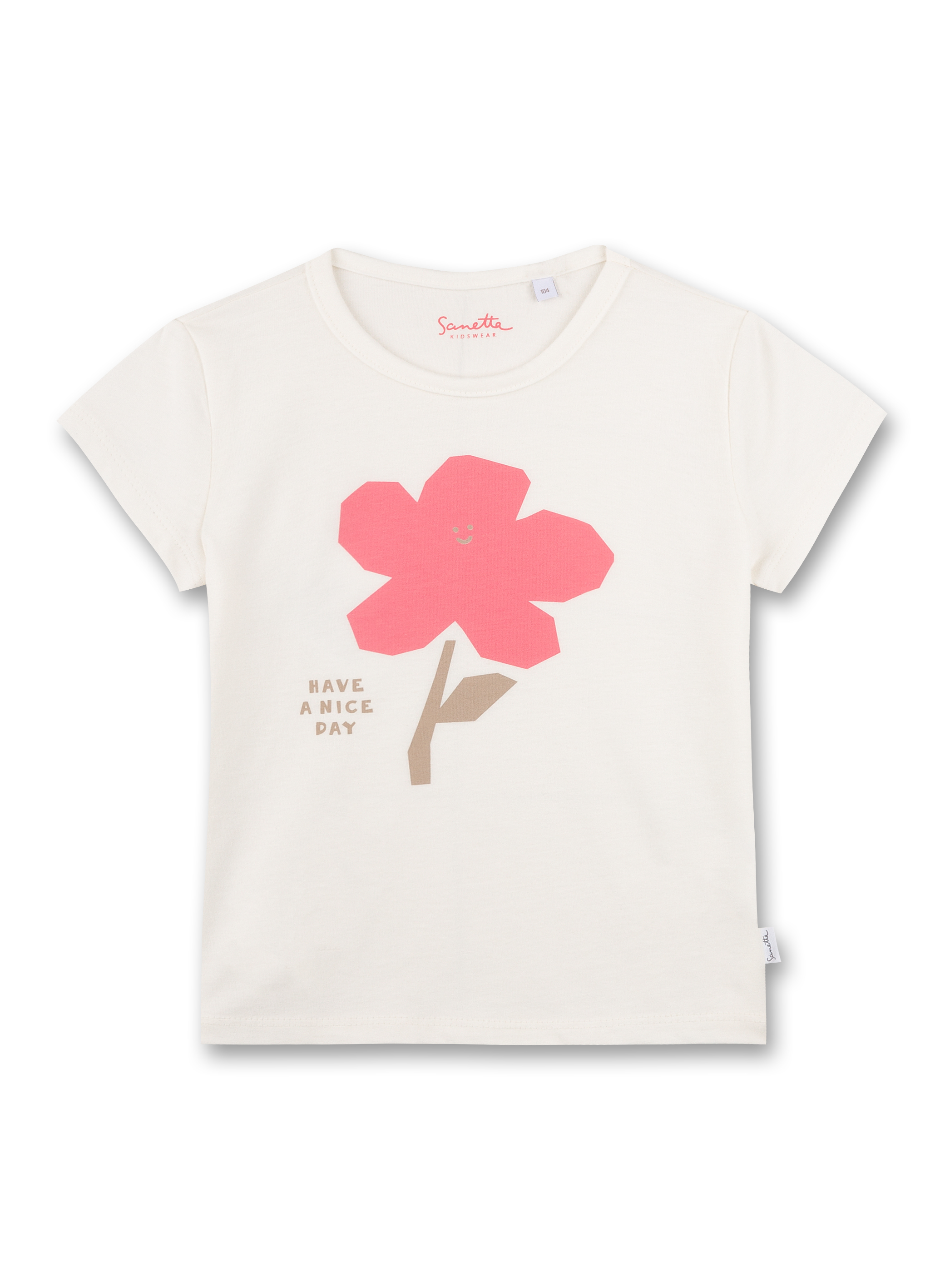Mädchen T-Shirt Off-White
