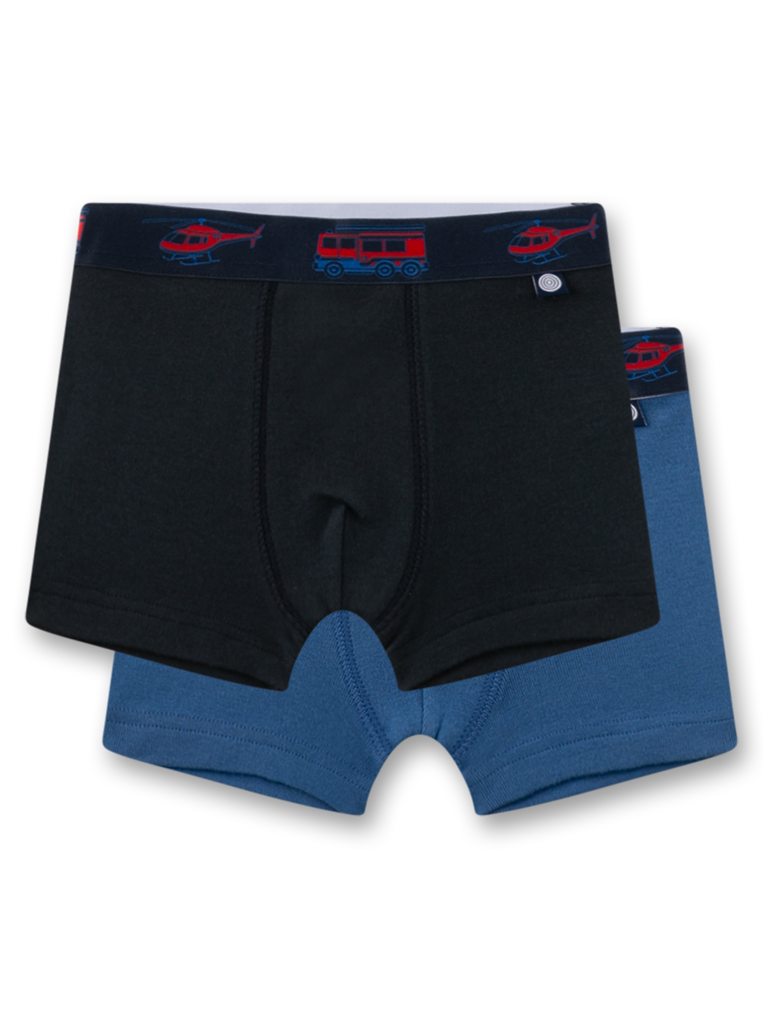 Jungen-Hipshorts blau & schwarz