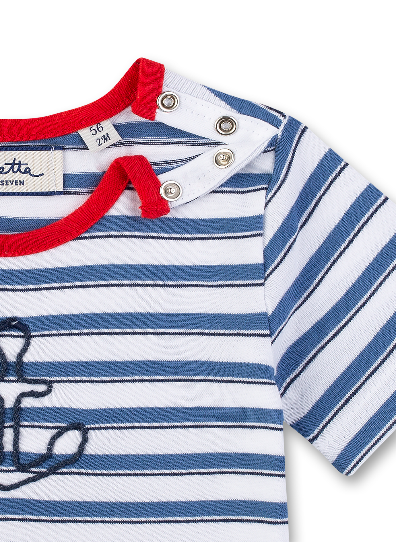 Jungen T-Shirt Blau-geringelt Small Sailor