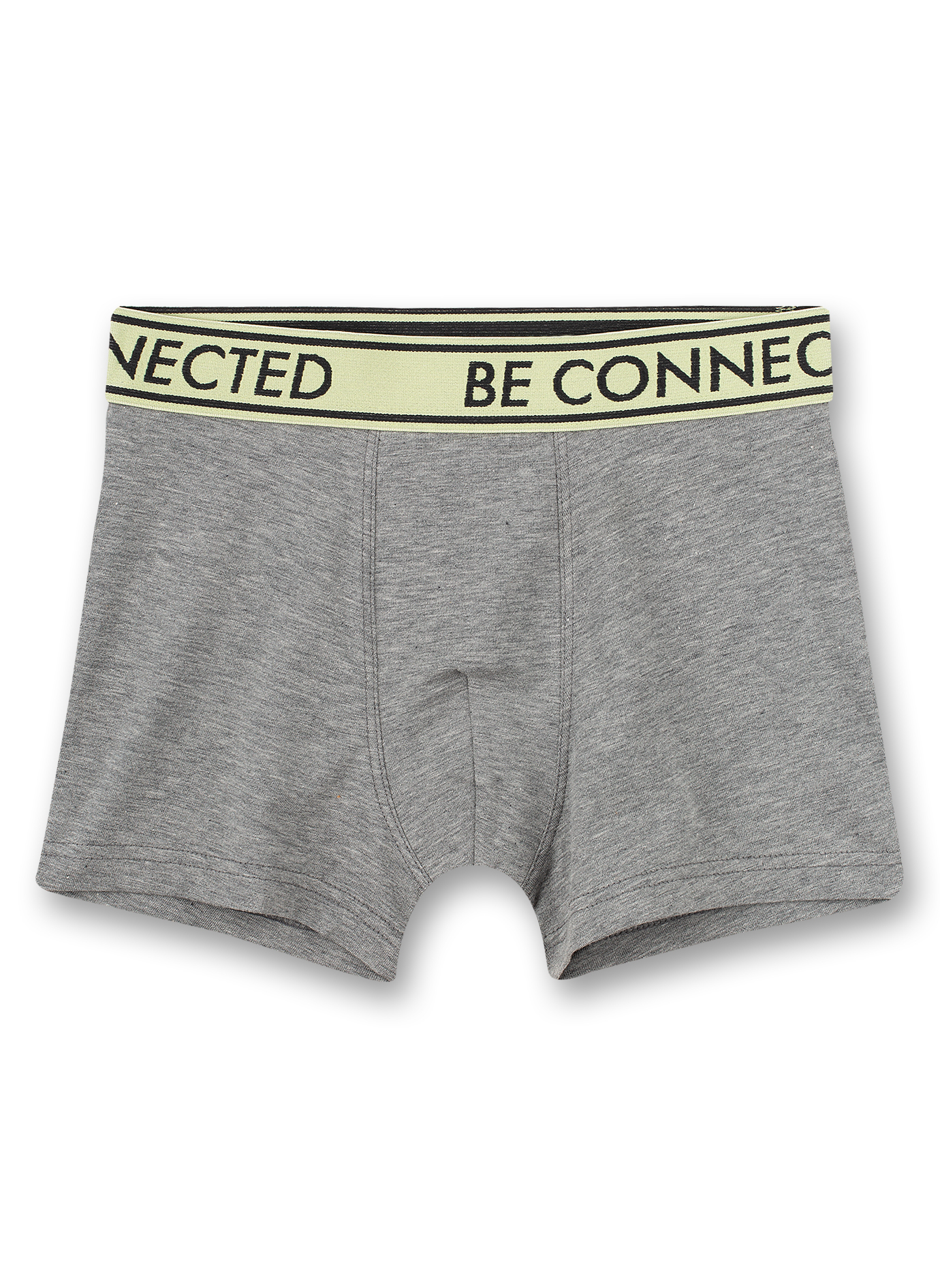 Jungen-Hipshorts Graumelange Skate