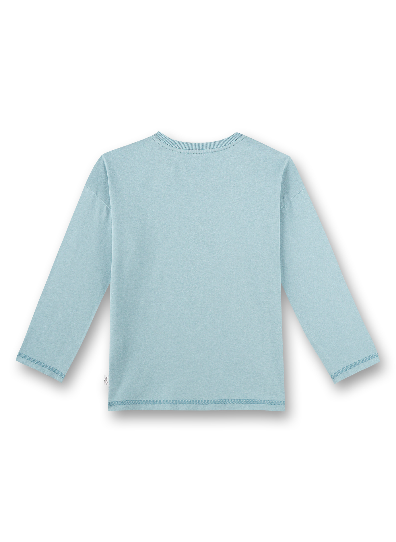 Jungen-Shirt langarm Hellblau