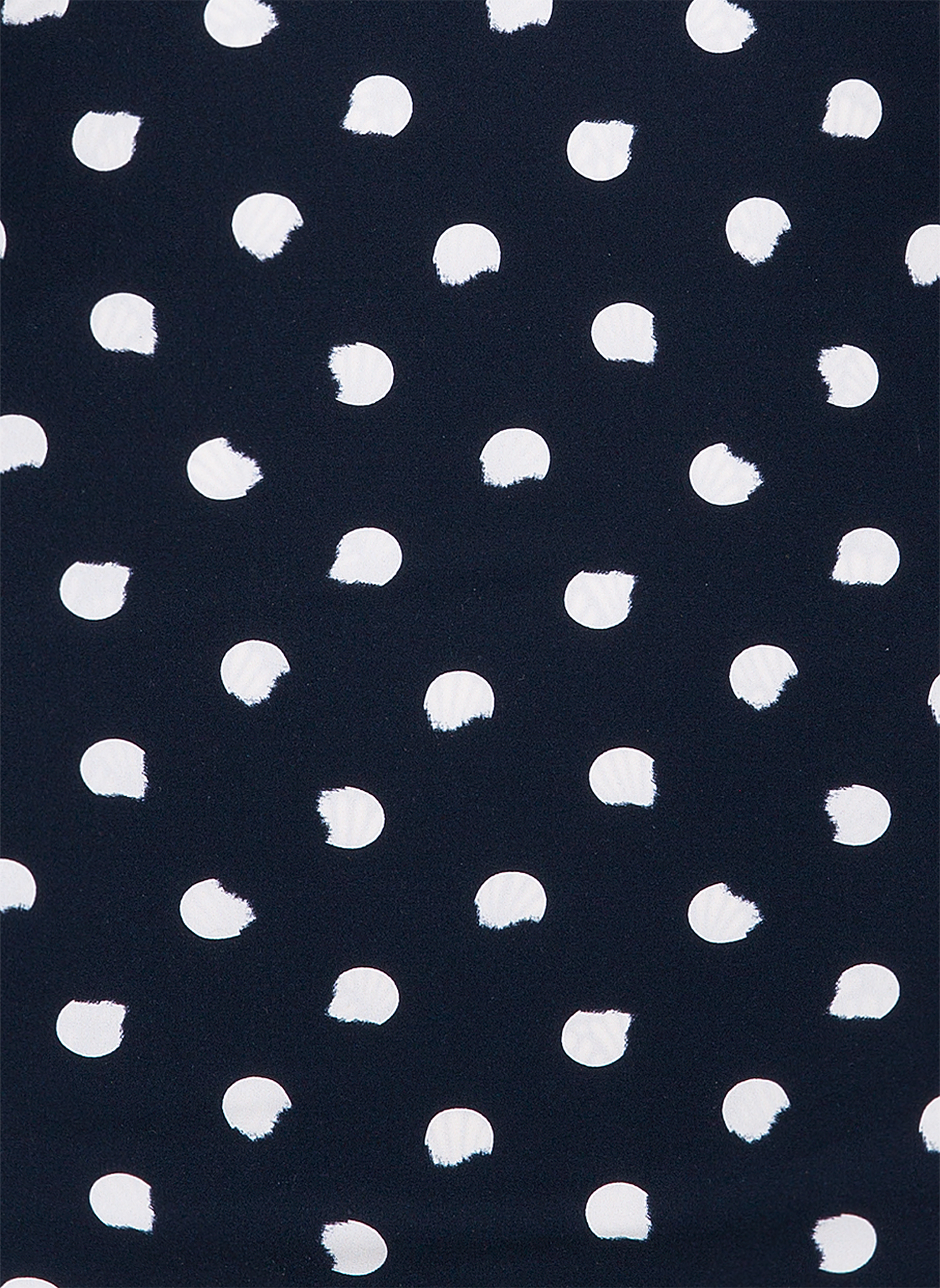 Damen-Badeanzug Dunkelblau Dots