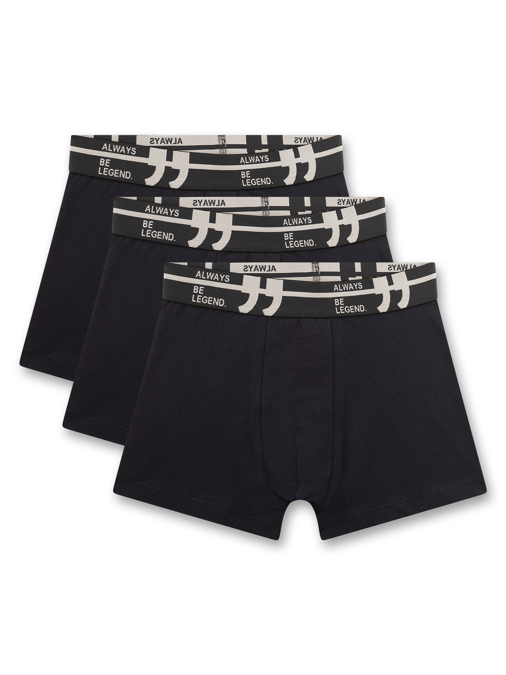 Jungen-Hipshorts (Dreierpack) dunkelblau