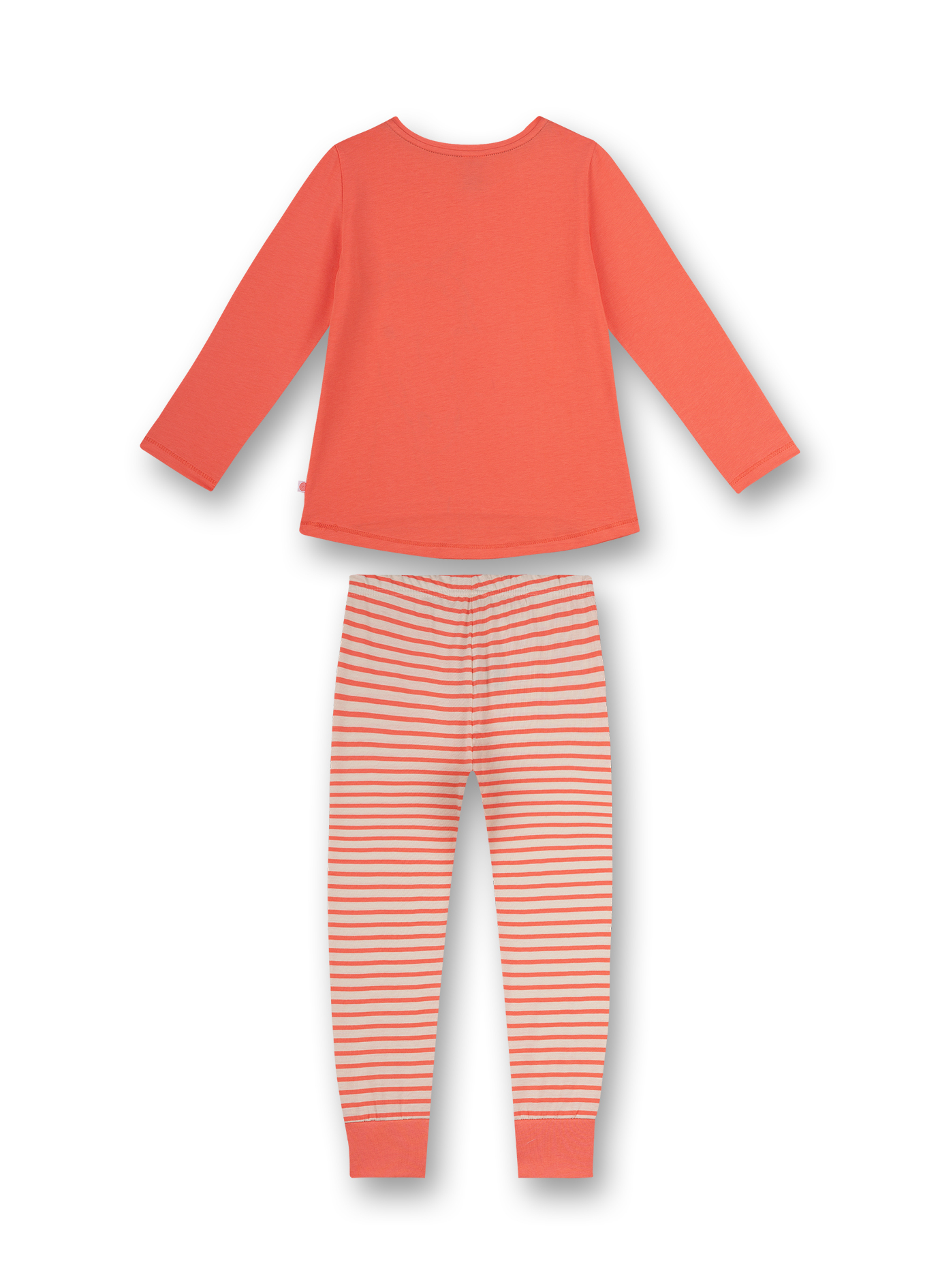 Mädchen-Schlafanzug Orange Flashy Horse
