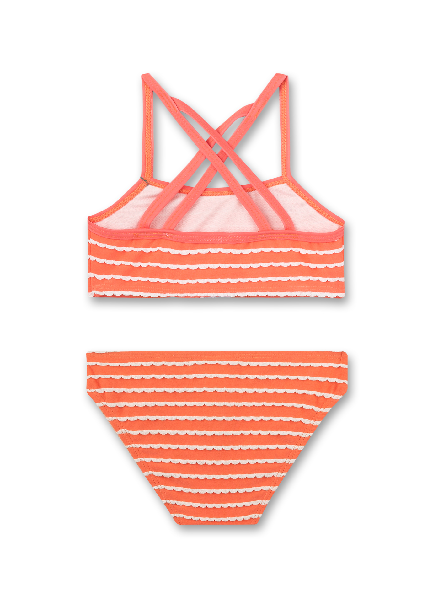Mädchen-Bikini Orange