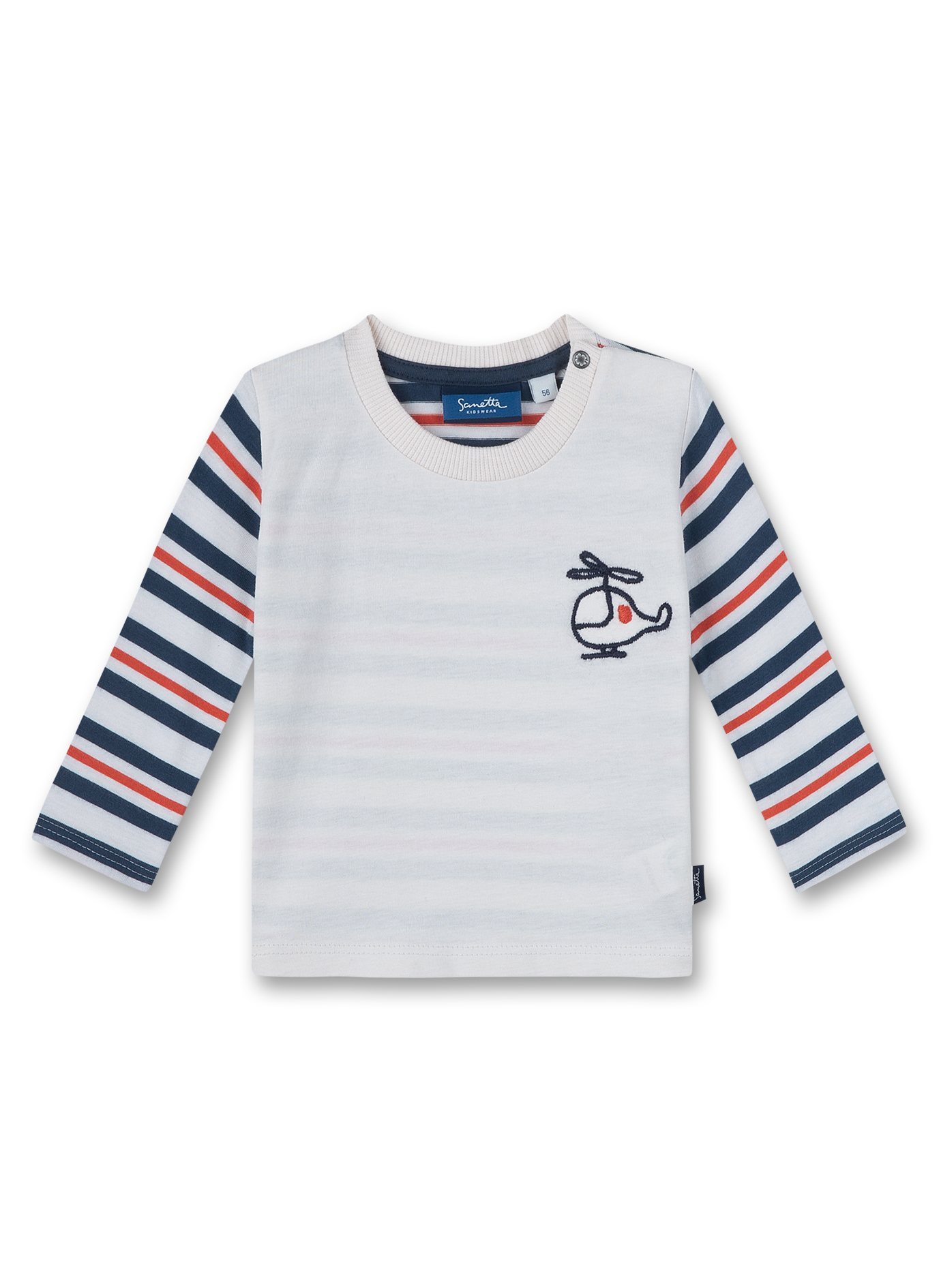 Jungen-Shirt langarm Off-White Let's fly