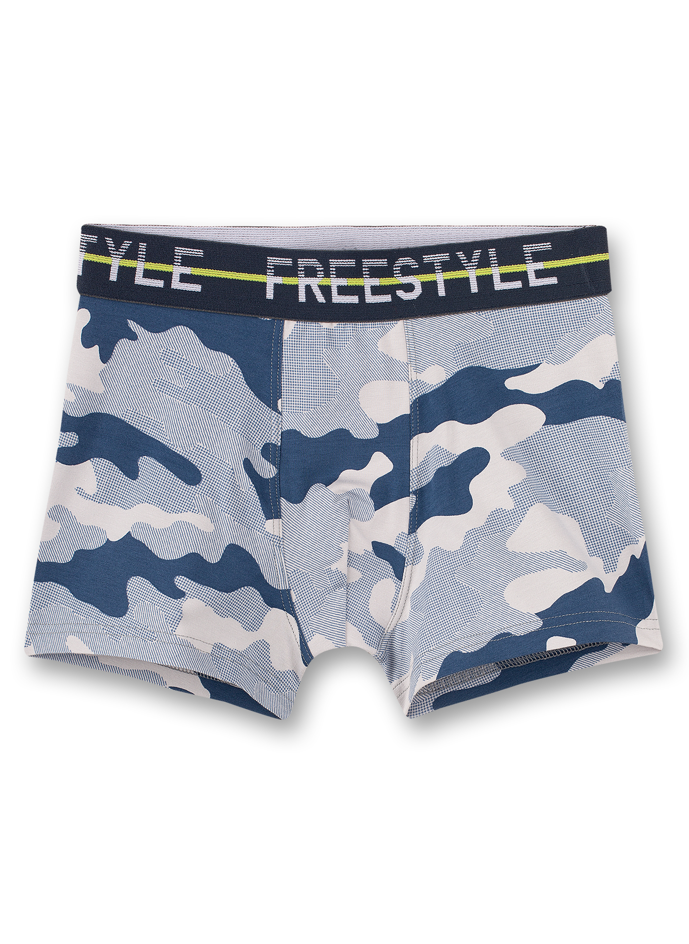 Jungen-Shorts Camouflage-Print Snowboarder