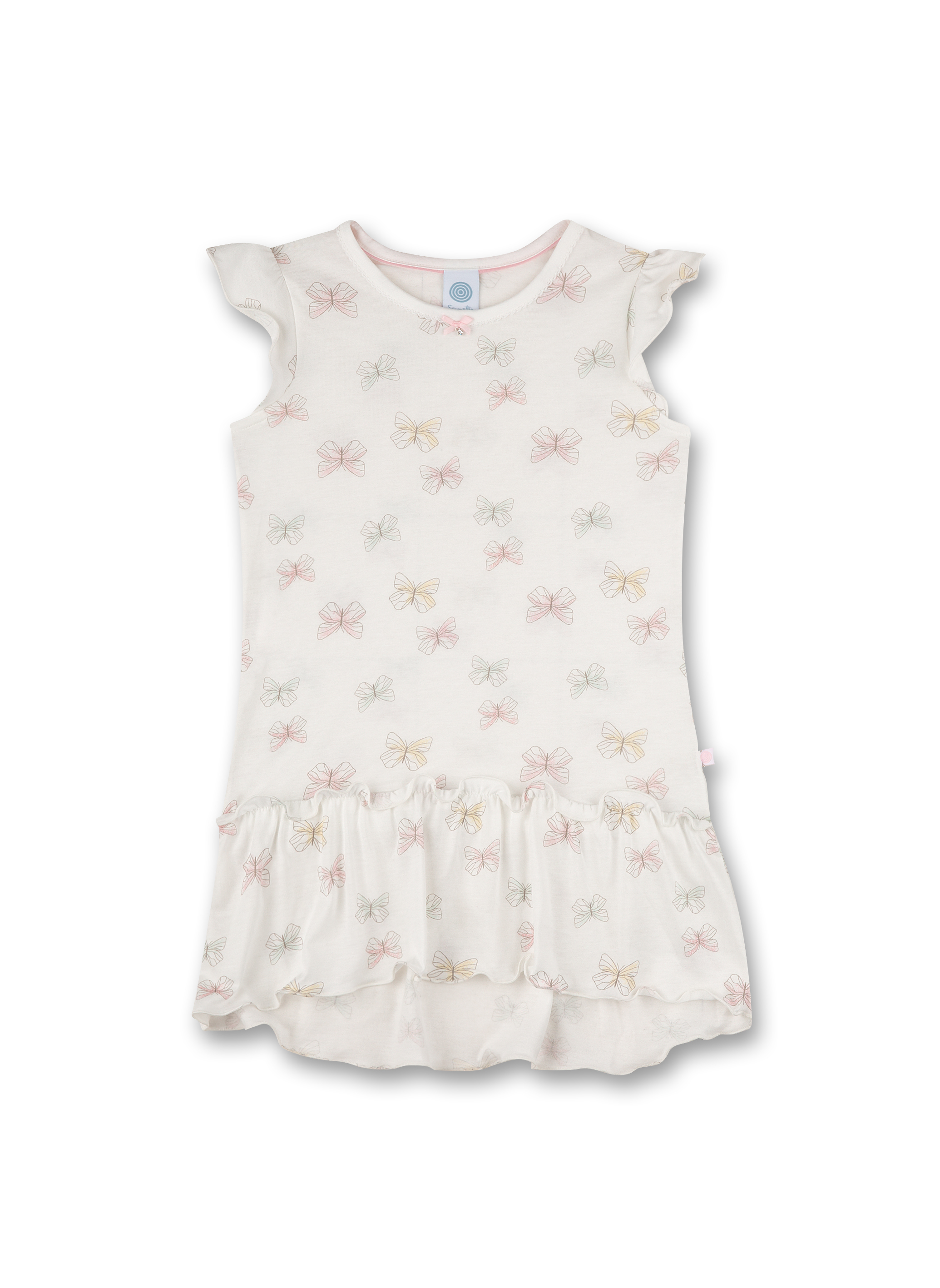 Hemd, Kleid, Rüschen, Buntes Muster, Schmetterlingsmuster