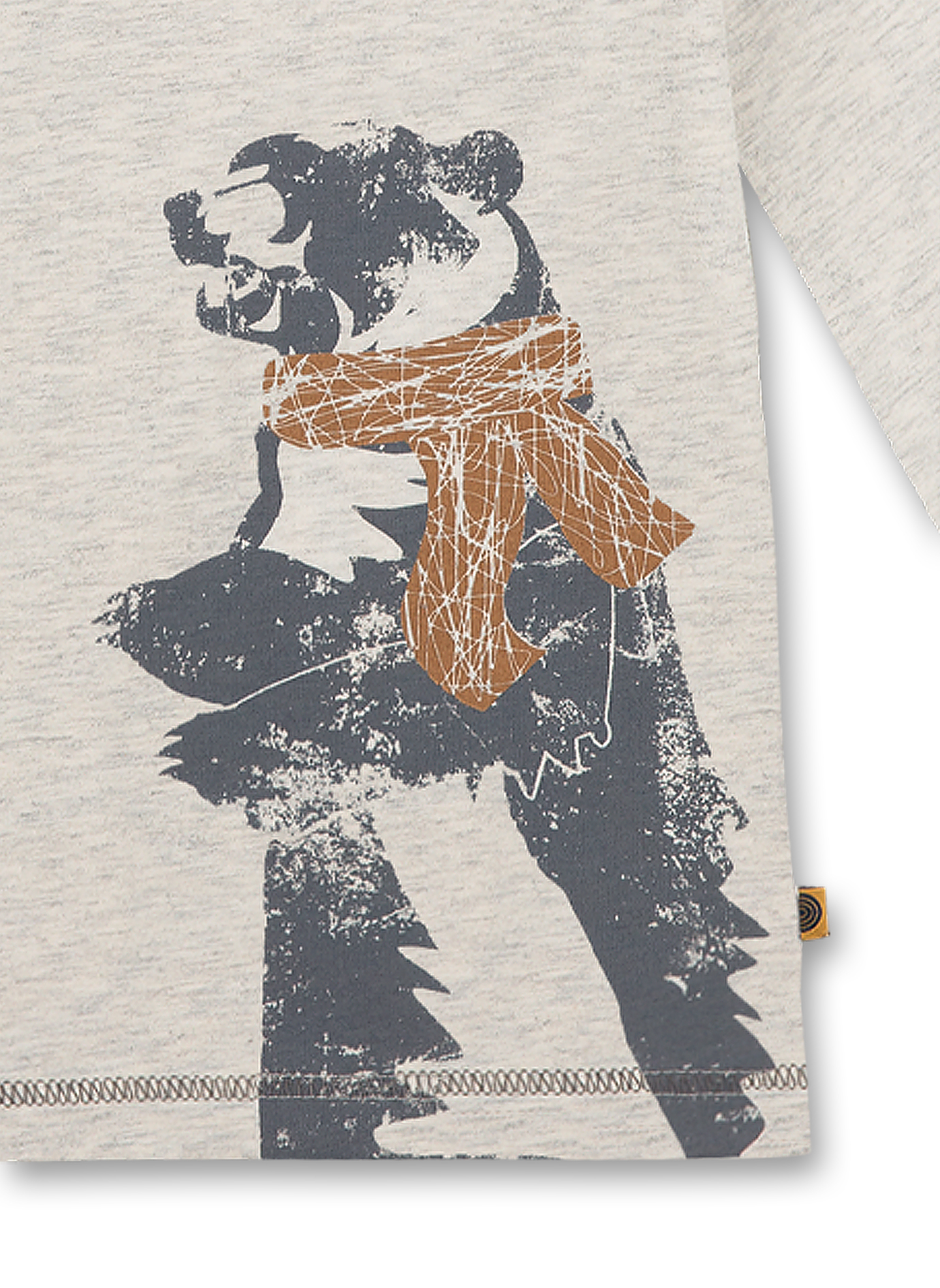 Jungen-Schlafanzug Beigemelange Bear