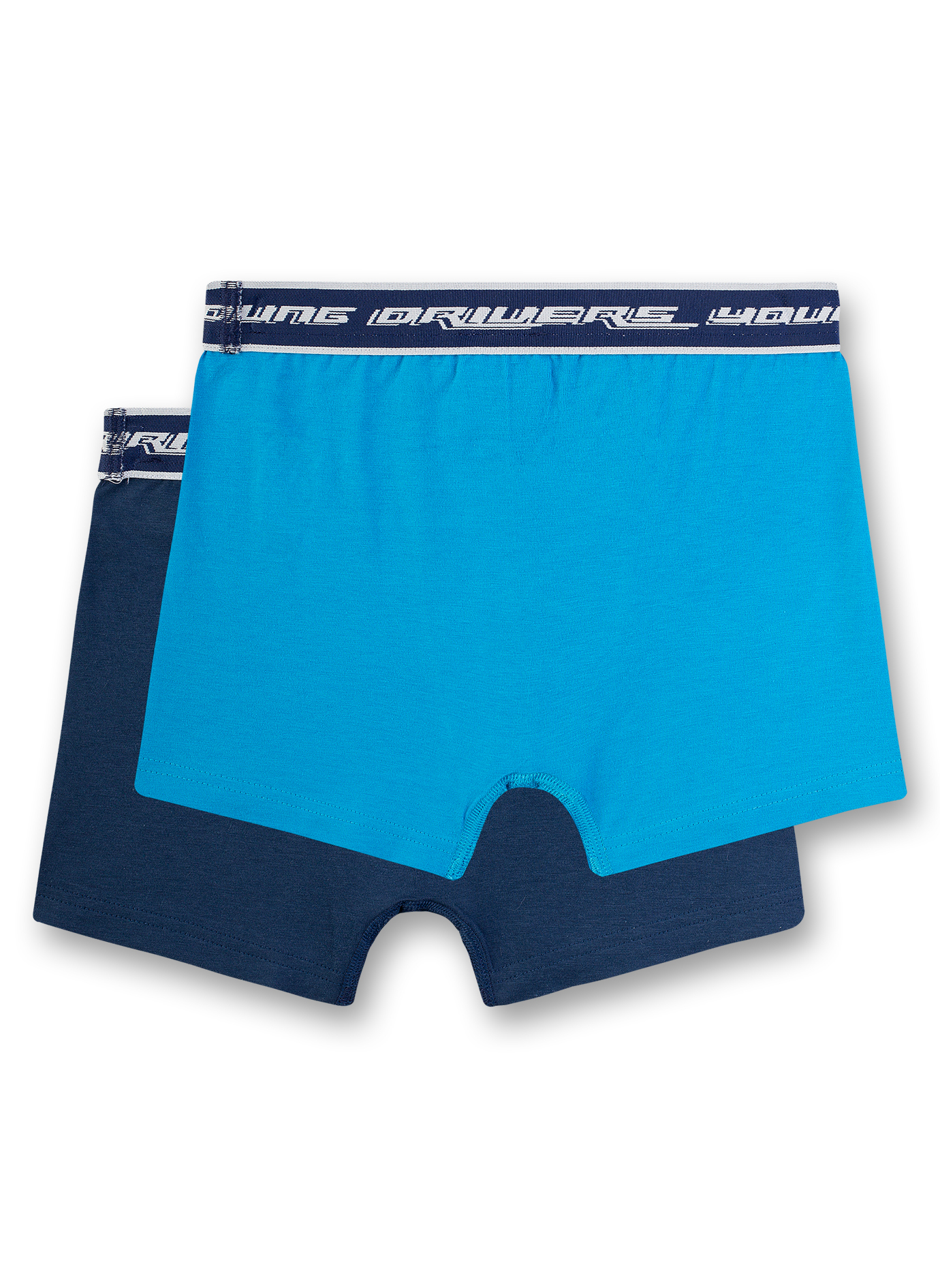 Jungen-Shorts (Doppelpack) Blau Speedboat