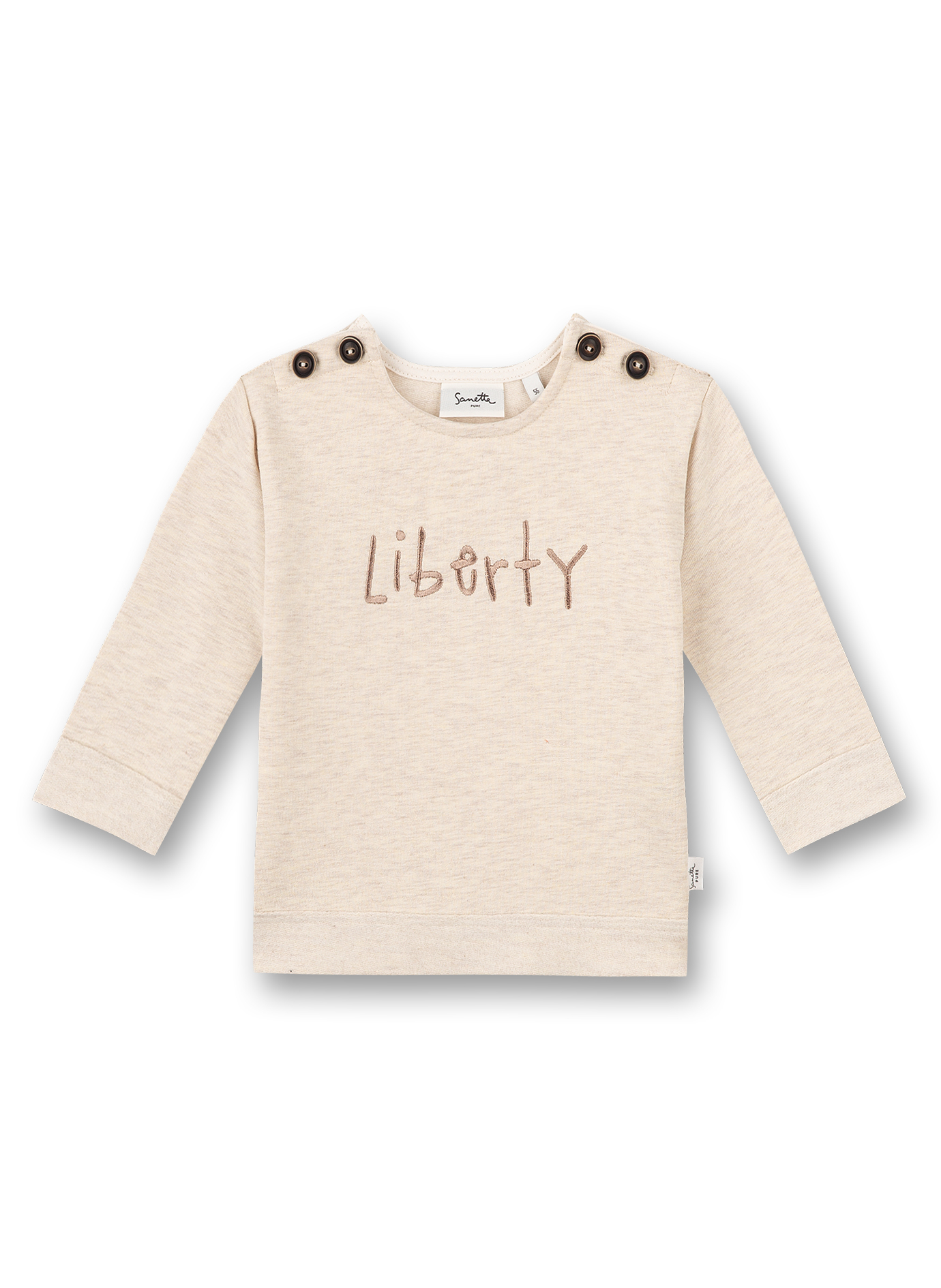 Unisex-Sweatshirt Beige