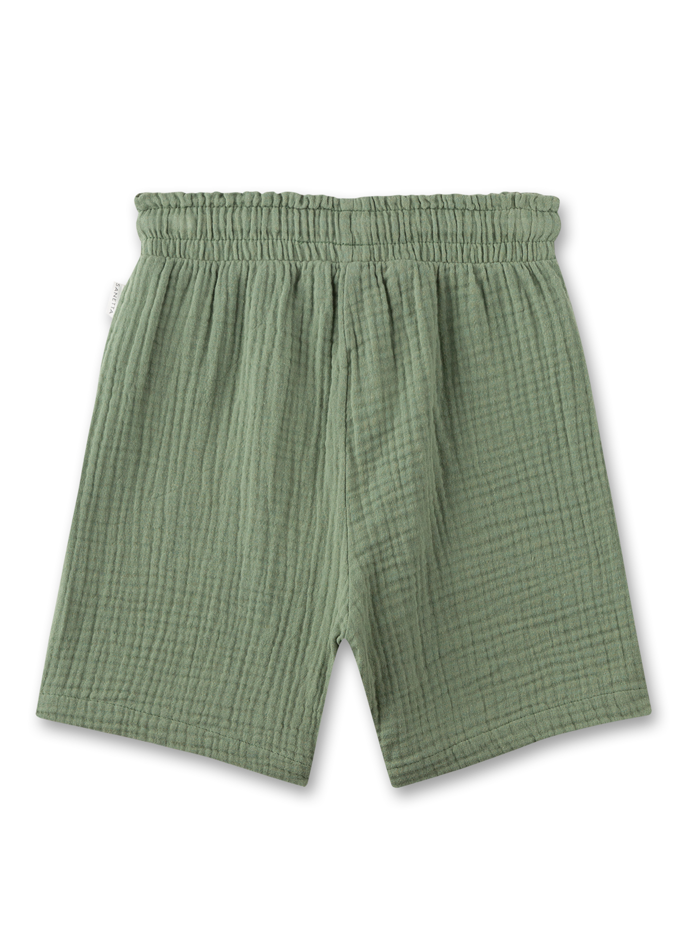 Jungen-Shorts Grün aus Musselin